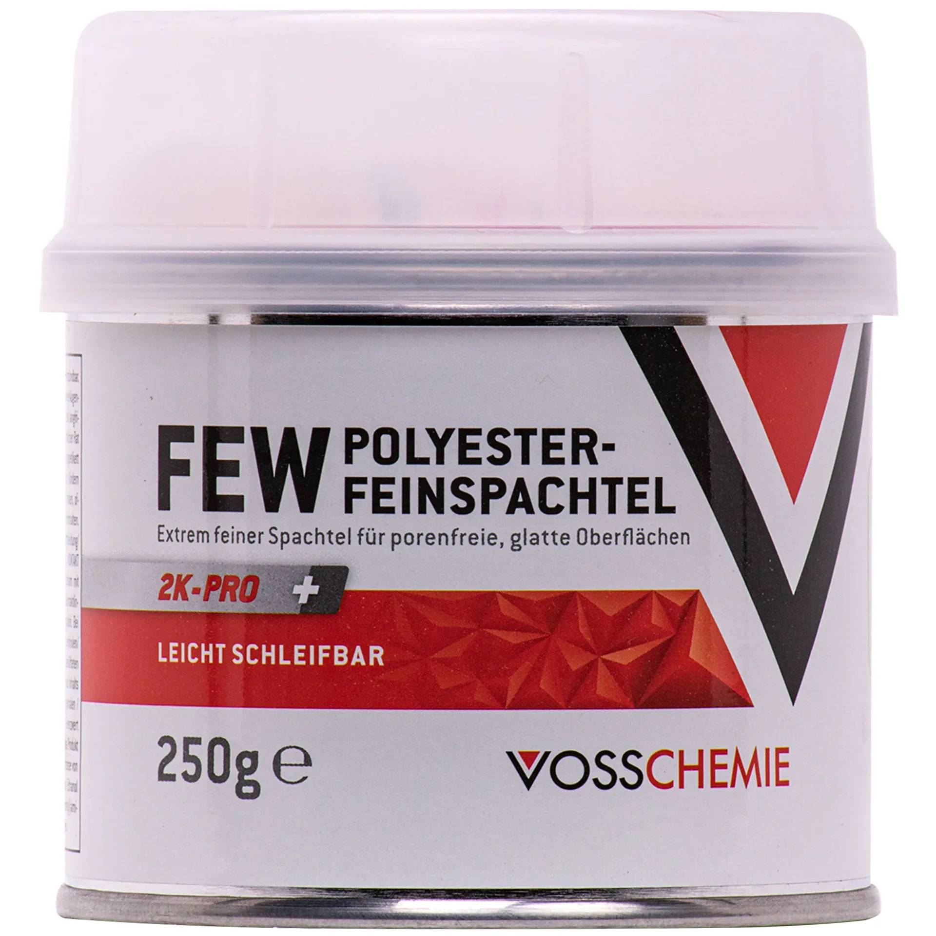 Polyester Filler, 2K Filler, Fine Filler, 250 g Automotive Body Filler
