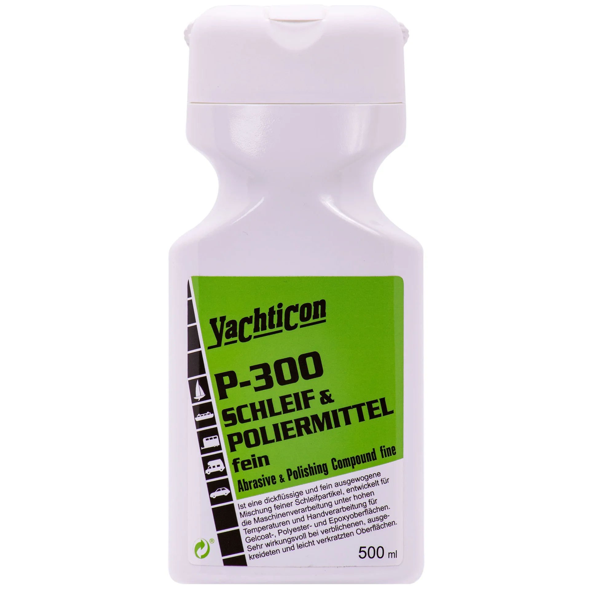 "Marine Polish, Boat Polish, Fine Rubbing Compound, 500 ml, Fine Polish image"