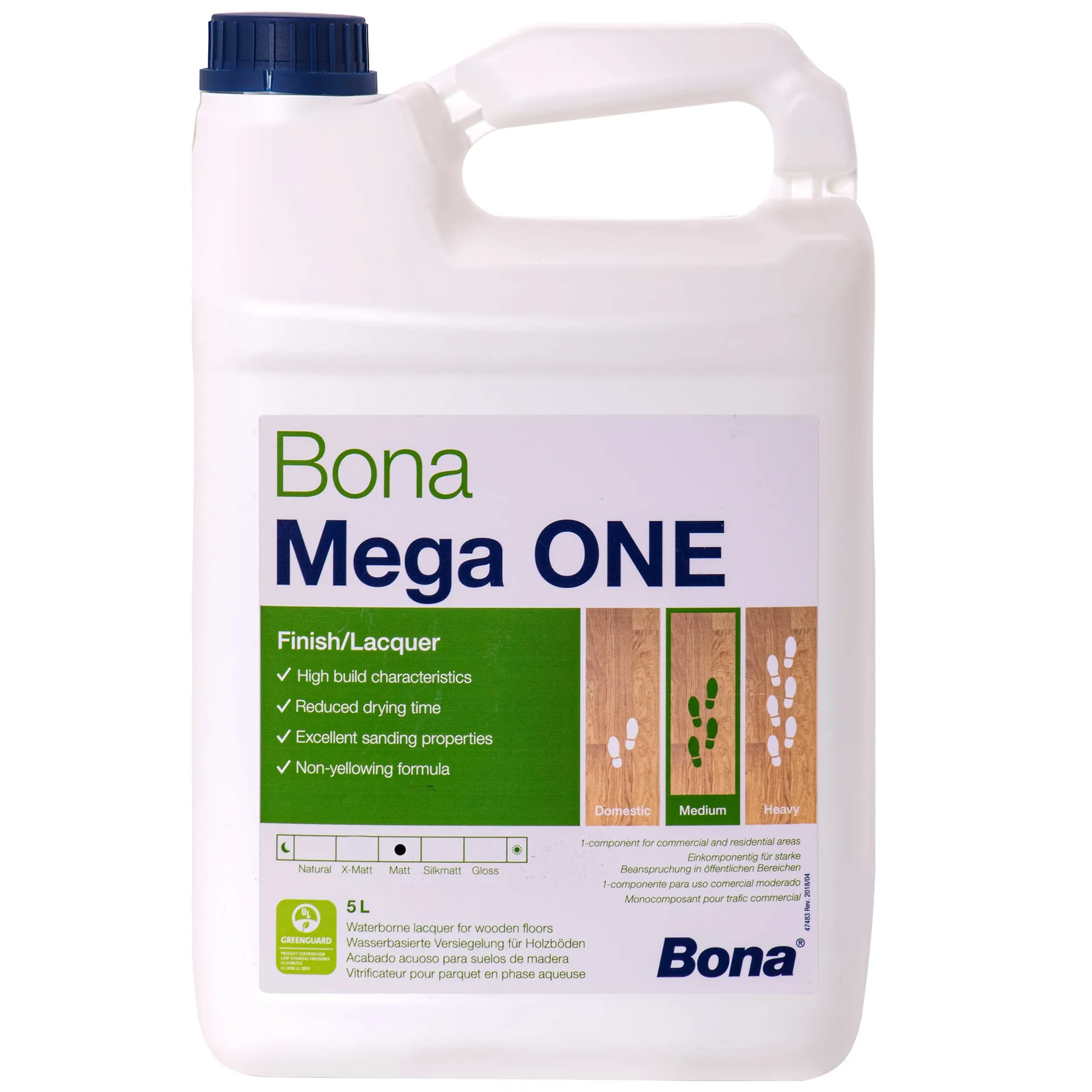 "Wood Floor Finish, matte, 5 Liter Floor Finish, Floor Sealant, Floor Varnish image"
