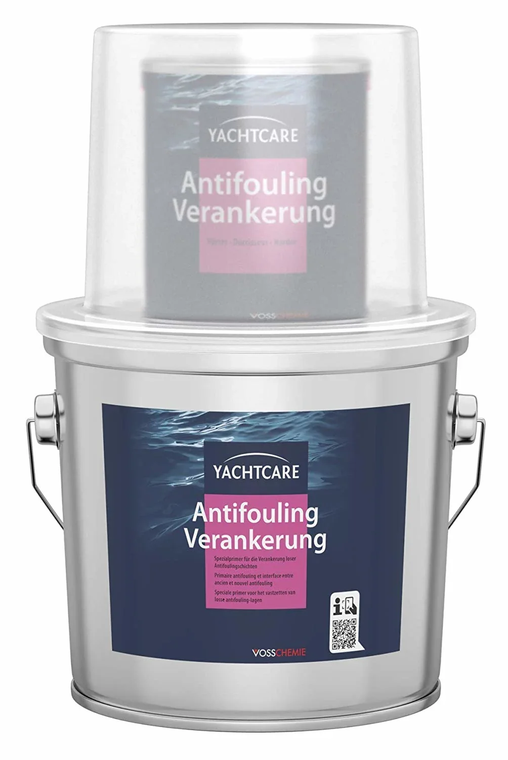 "Antifouling paint, 2,25 Liter, white, boat antifouling image"