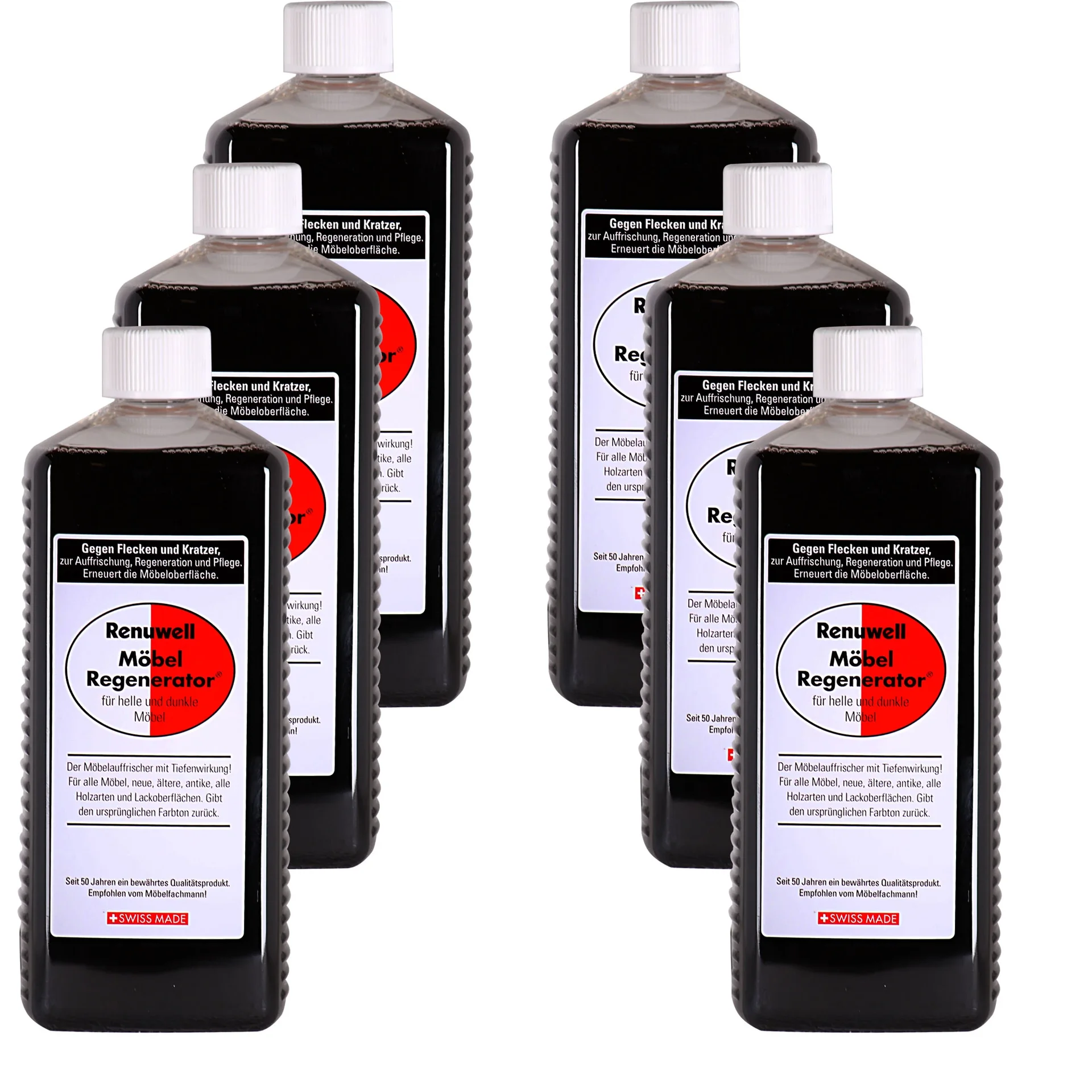 "Furniture Restorer, Wood Restorer, Furniture Scratch Remover, 1 Liter x 6 Flaschen, Furniture Repair, Wood Polish image"