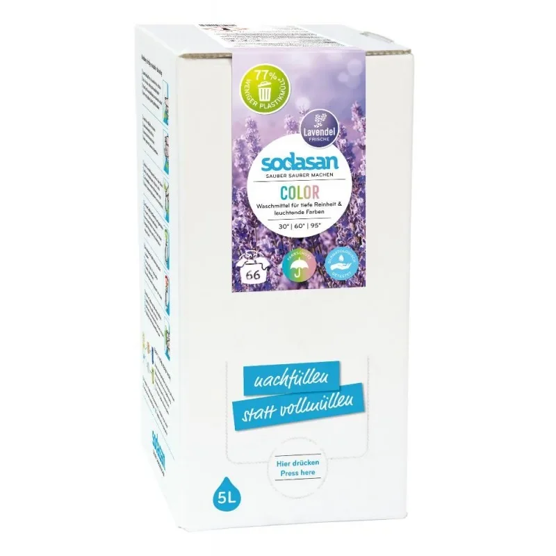 "Color Laundry Detergent 5 Liter, Liquid Laundry Detergent, Lavender Laundry Detergent image"