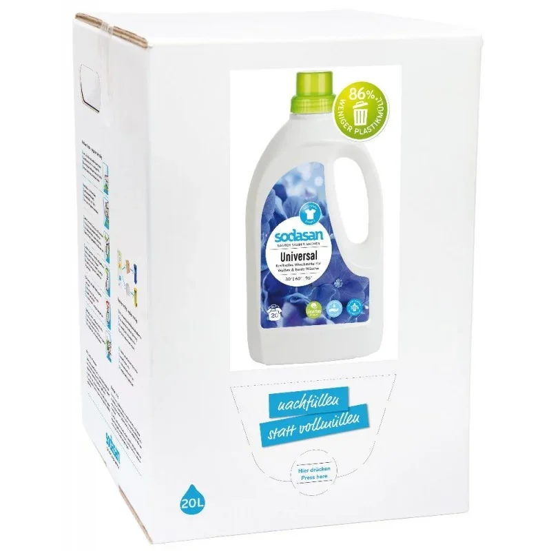 "Laundry Detergent, Lime, Universal, 20 Liter Bag in Box image"