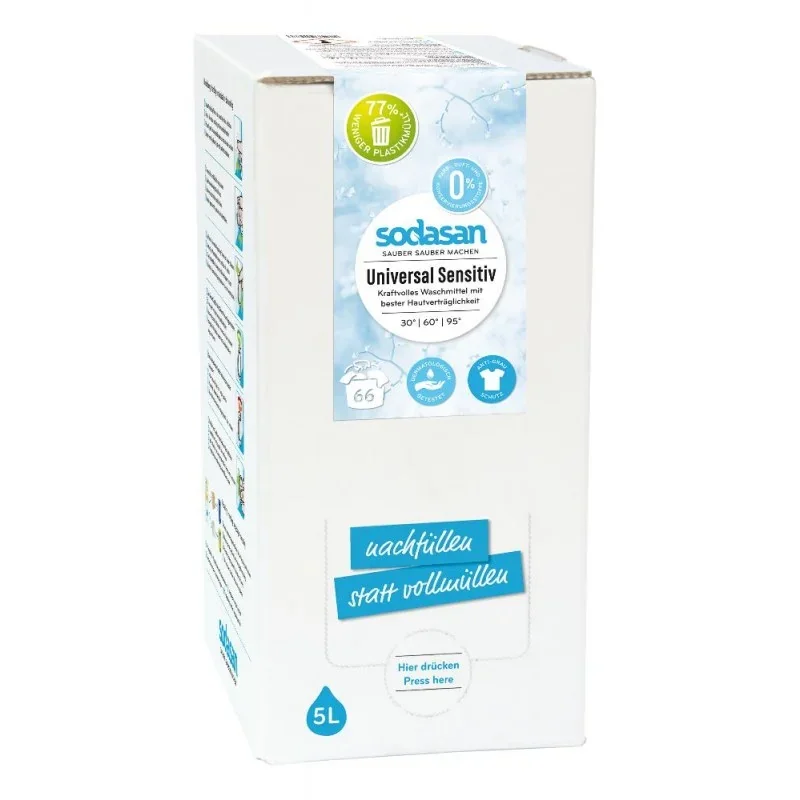 "Sensitive Laundry Detergent 5 Liter, Universal Laundry Detergent, sensitive skin image"