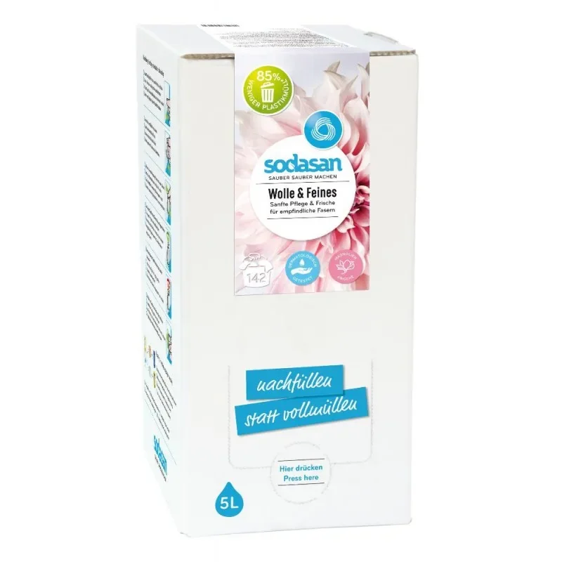 "Wool Detergent 5 Liter, Liquid Laundry Detergent, Delicate Detergent image"