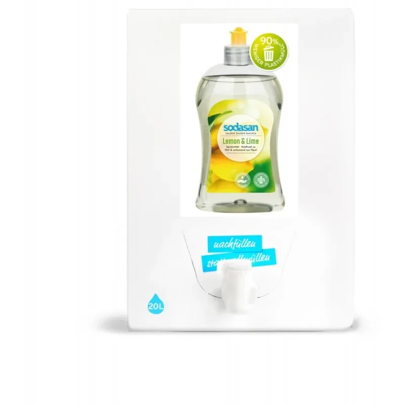 "Dish Soap 20 Liter, Lemon & Lime Dishwashing Liquid, Bulk image"