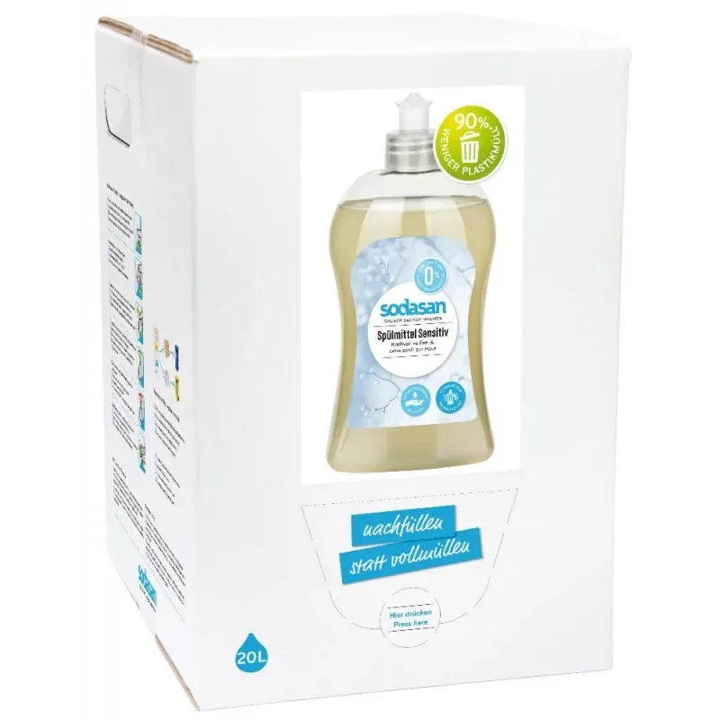 "Dish soap, Sensitive, 20 Liter Bulk Dish Soap, Fragrance Free image"