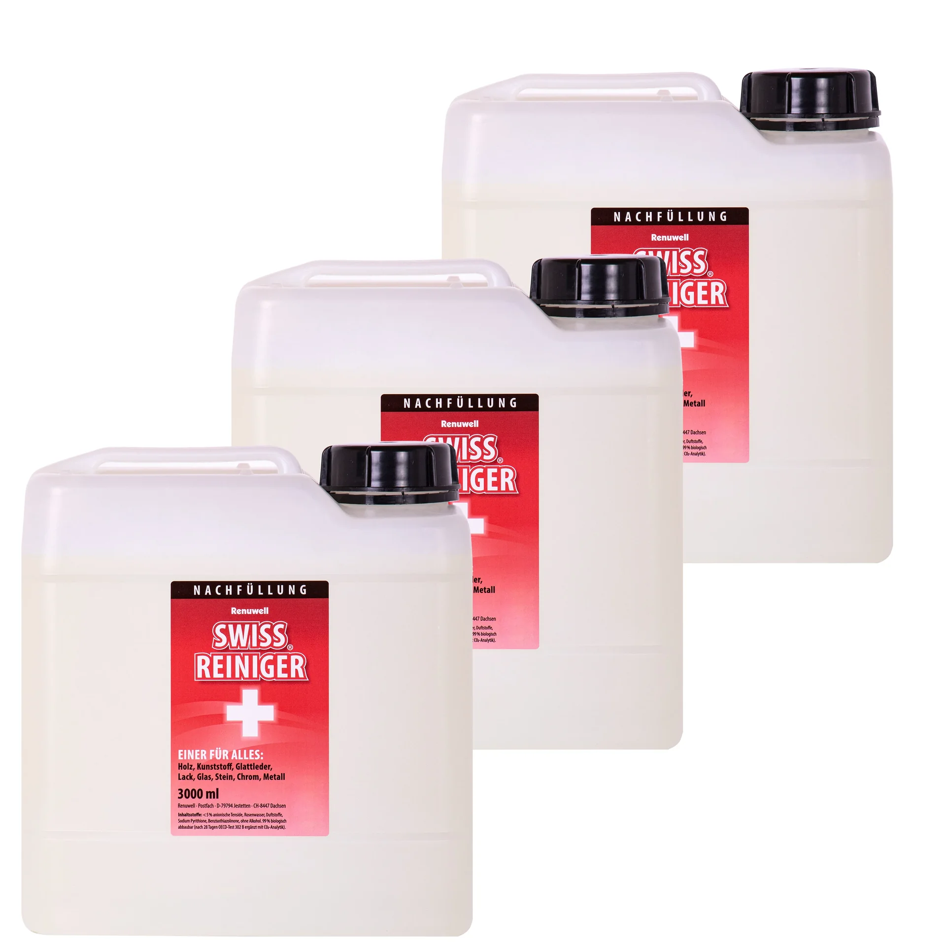 "Cleaner 3 Liter x 3 Kanister, All Purpose Cleaner, Household Cleaner image"