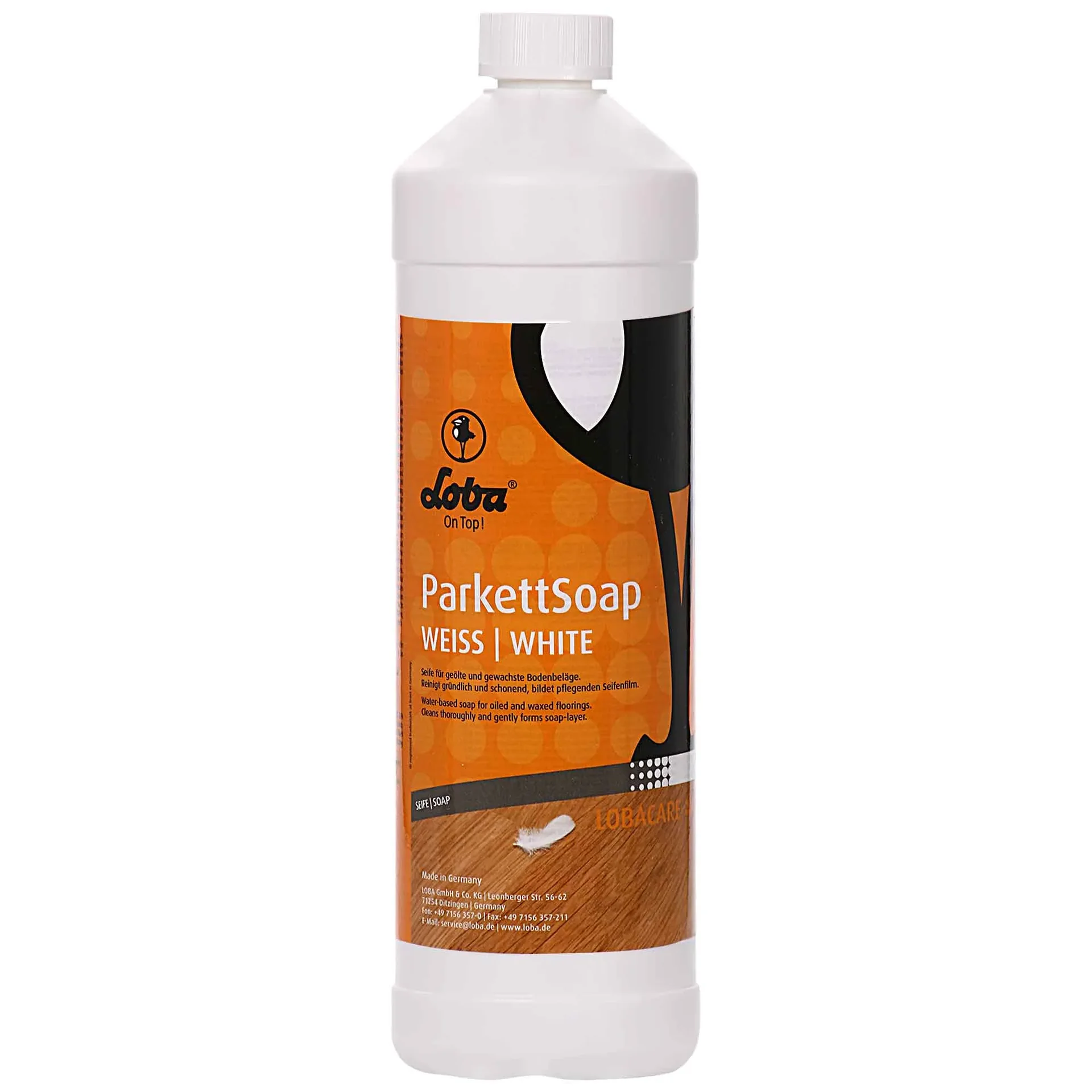 "Wood Floor Cleaner, Floor Soap 1 Liter, White Wood Cleaner image"