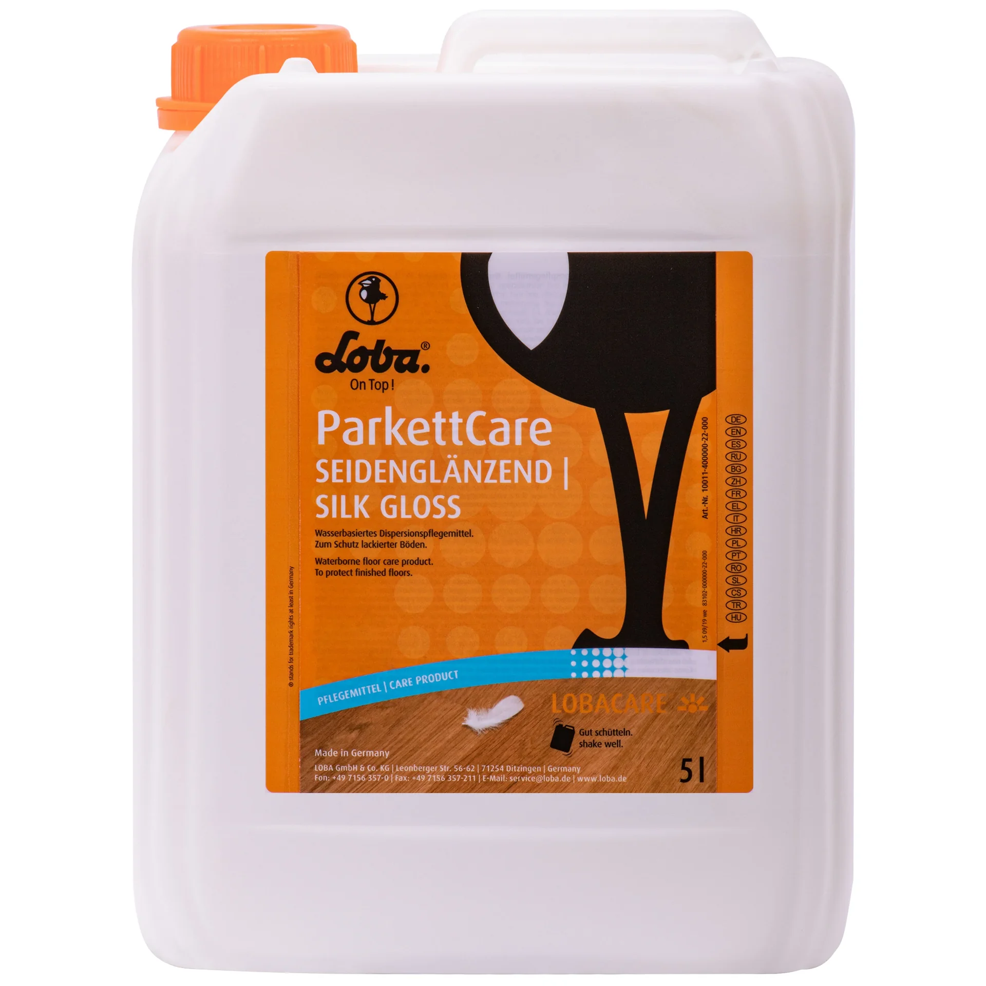 "Wood Floor Cleaner 5 Liter, Parquet Floor Cleaner, Wood Floor Care, Hardwood Floor Cleaner image"