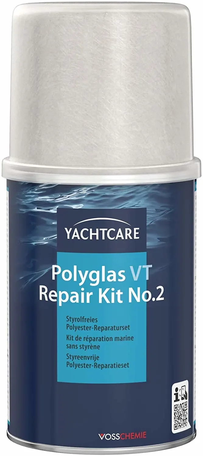 "Fiberglass Repair Kit, Polyglas VT Repair Kit No.2 800 g, Boat Repair Kit, Yacht Repair Kit image"