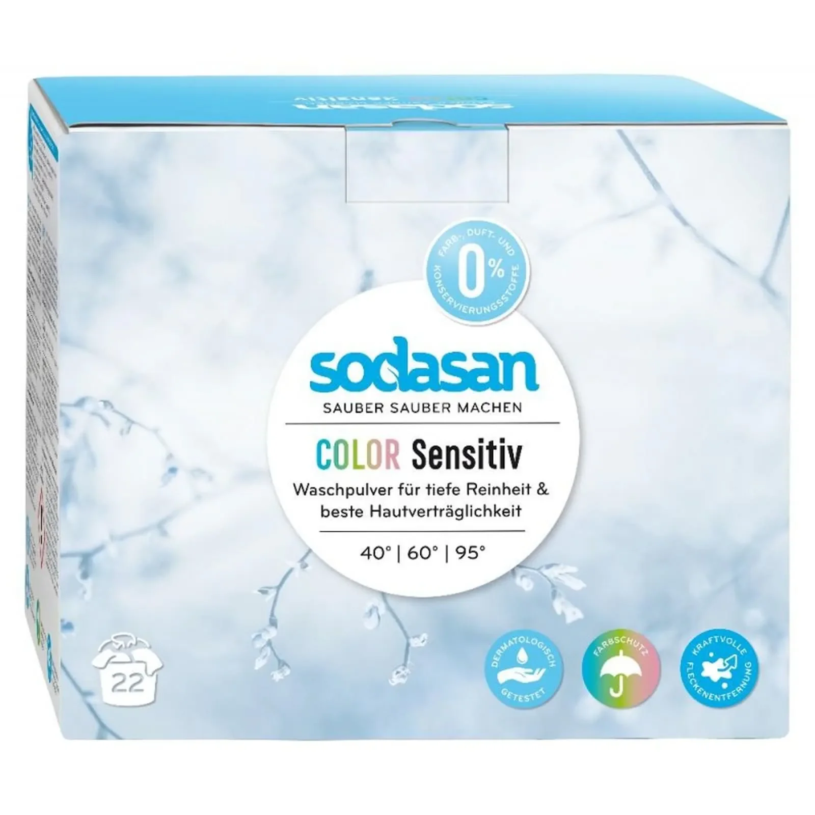 "Sensitive Laundry Detergent, Color, 1.01 kg, Gentle Laundry Detergent image"