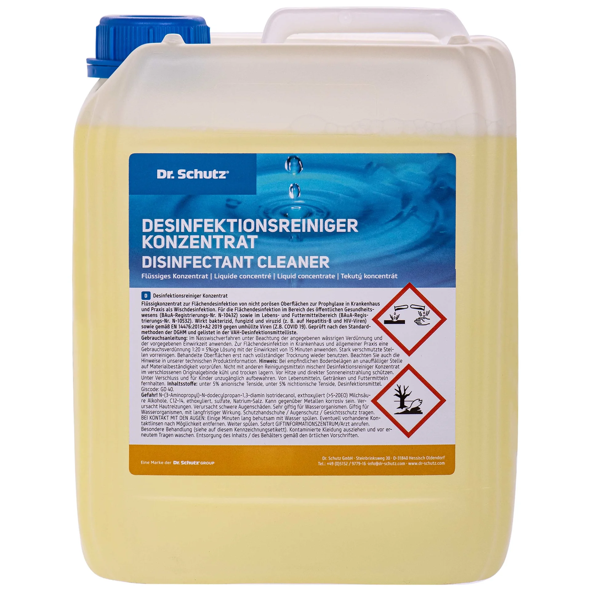 "Disinfectant Cleaner Concentrate 5 Liter, Disinfectant Concentrate, Cleaner Concentrate image"