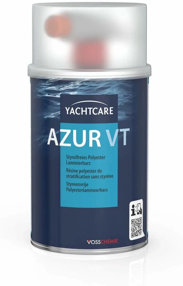 "Styrene Free Polyester Resin, 1000 g, Polyester Resin with Hardener, Boat Resin, Marine Resin image"