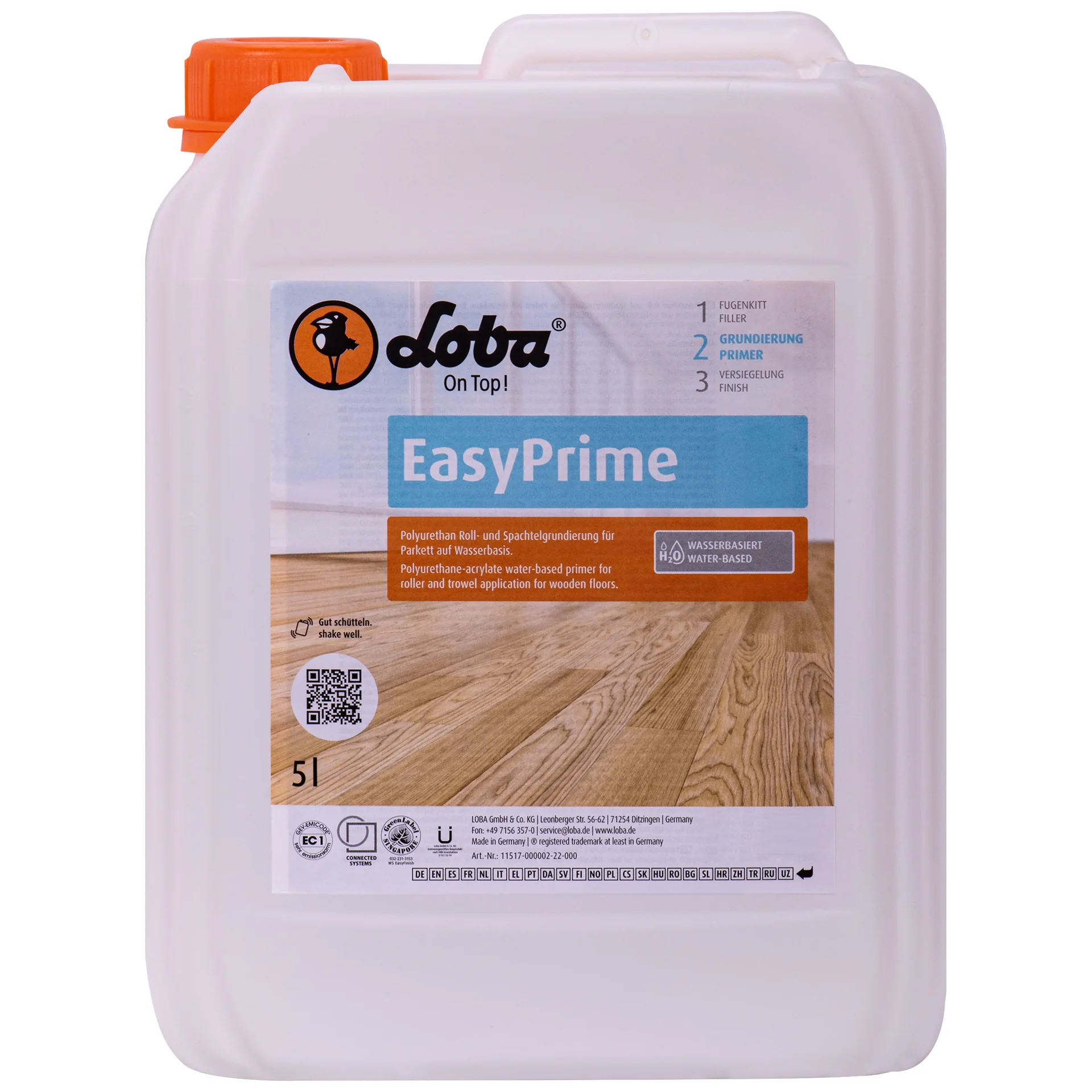 "Wood Floor Primer 5 Liter, Sealer for Wood Floors, Floor Sealer image"