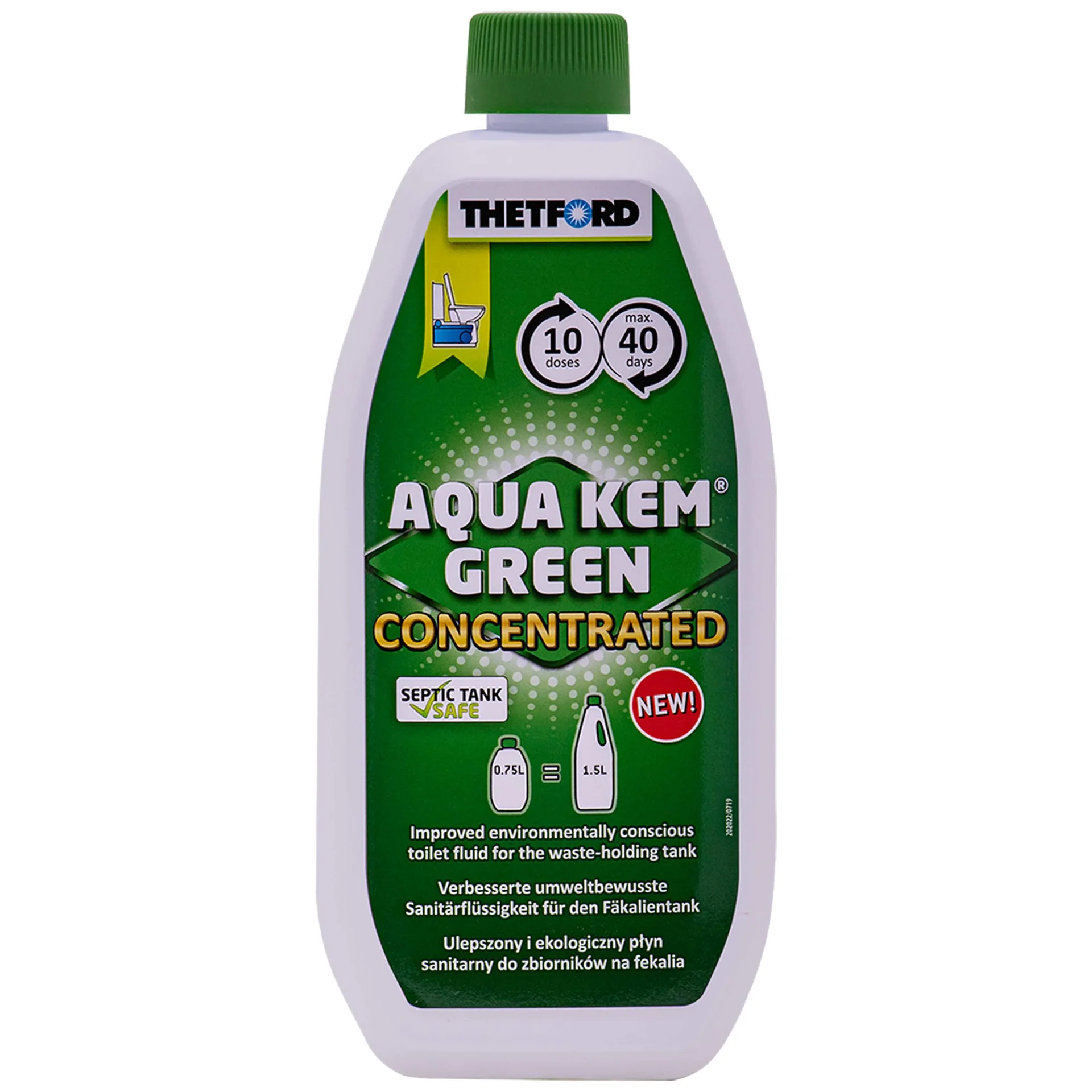 "RV Toilet Chemicals, RV Holding Tank Treatment, 0.75 Liter, Portable Toilet Chemicals image"