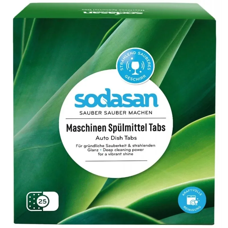 "Dishwasher Rinse Aid Tabs, 25 Tabs, Rinse Aid for Dishwasher, Eco Natural image"