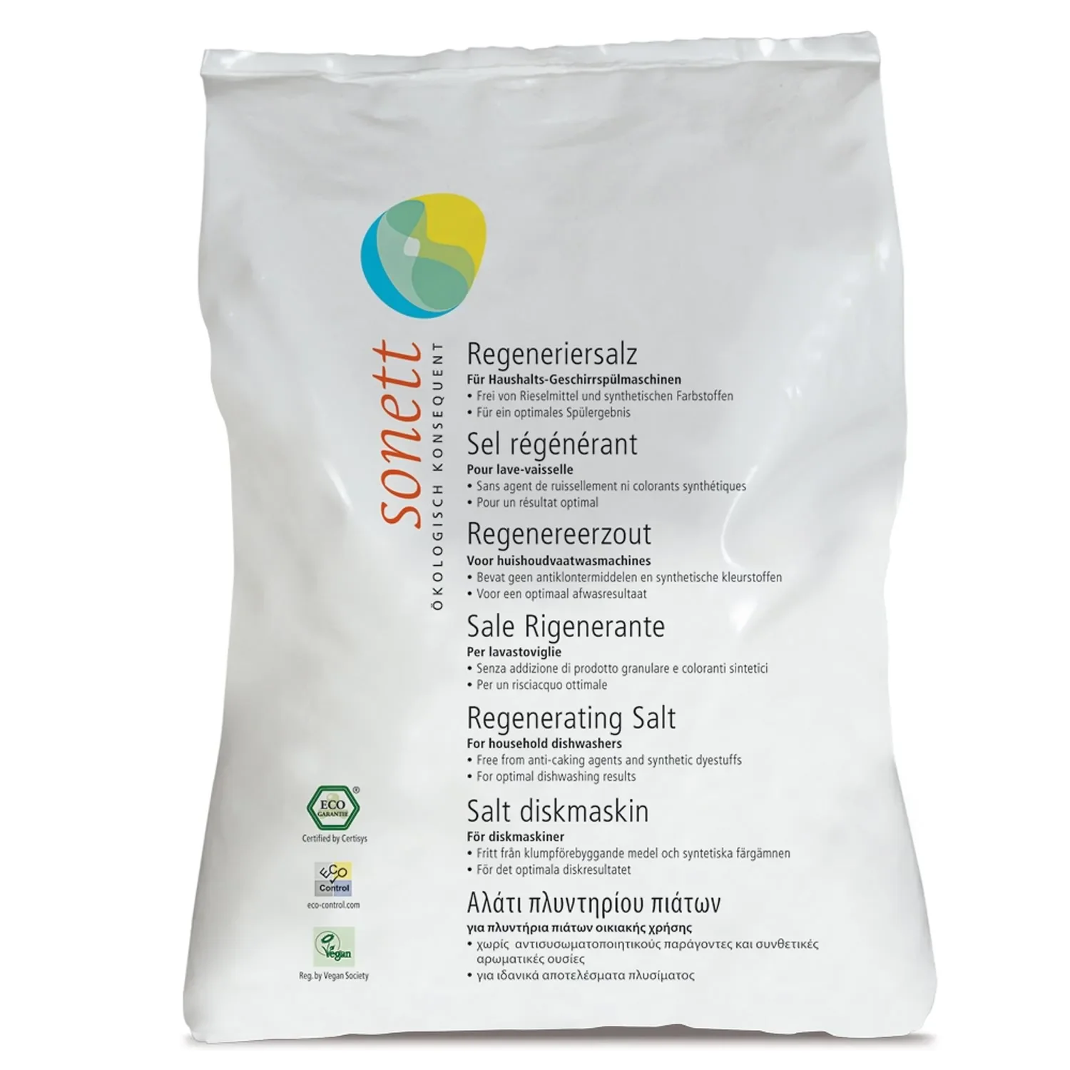 Dishwasher Salt 6 x 2 kg, Dishwashing Salt
