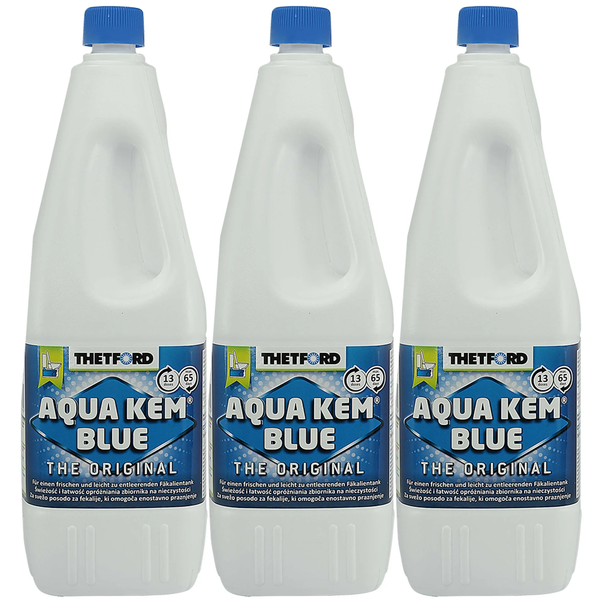 "RV Toilet Chemicals, Portable Toilet Chemicals, 3 x 2 Liter Toilet Treatment image"