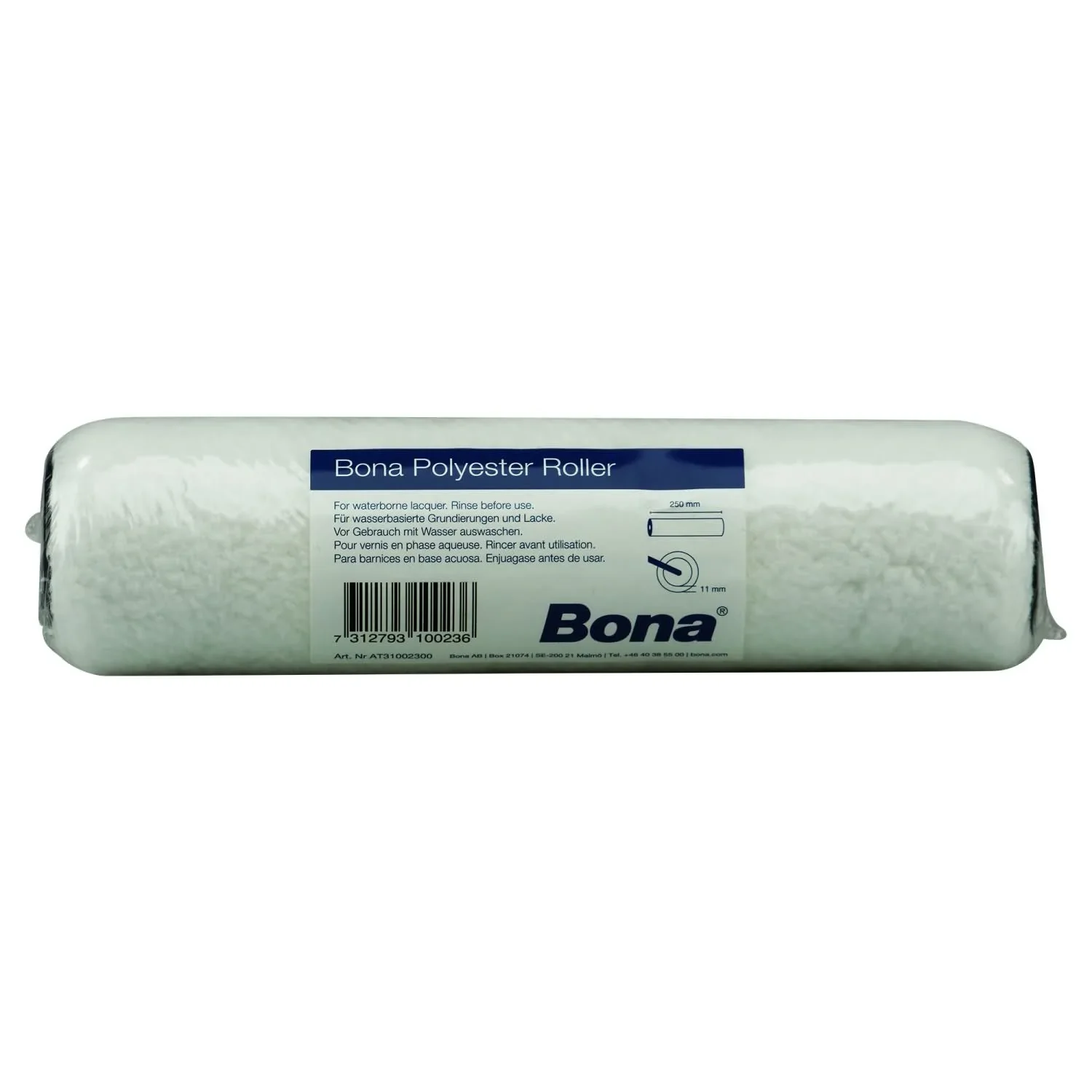 "Paint roller, 250 mm, Florhöhe 11 mm, weiß, SuperCoat roller image"