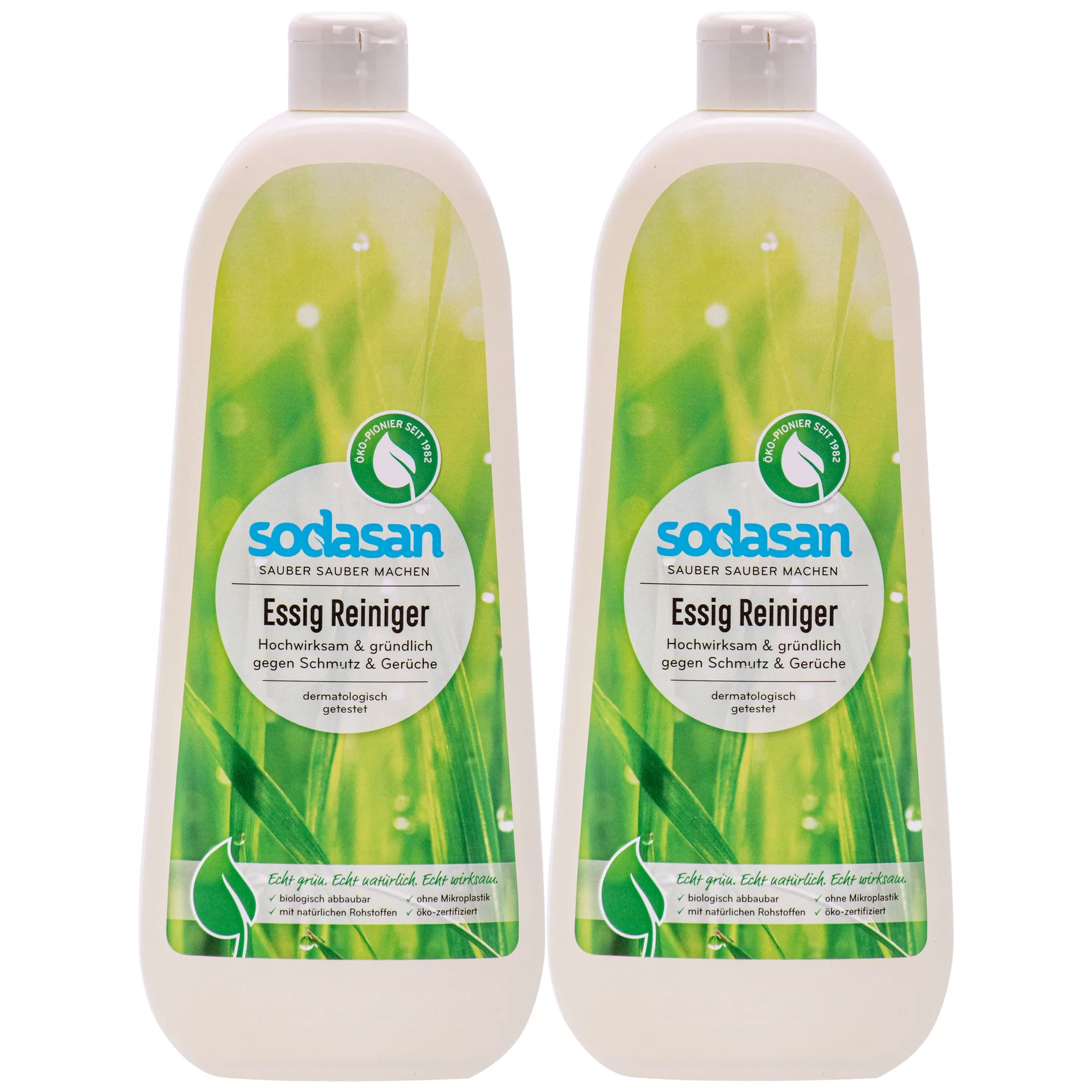 "Vinegar Cleaner, Natural Household Cleaner, 2 x 1 Liter, Multi Surface Vinegar Cleaner image"