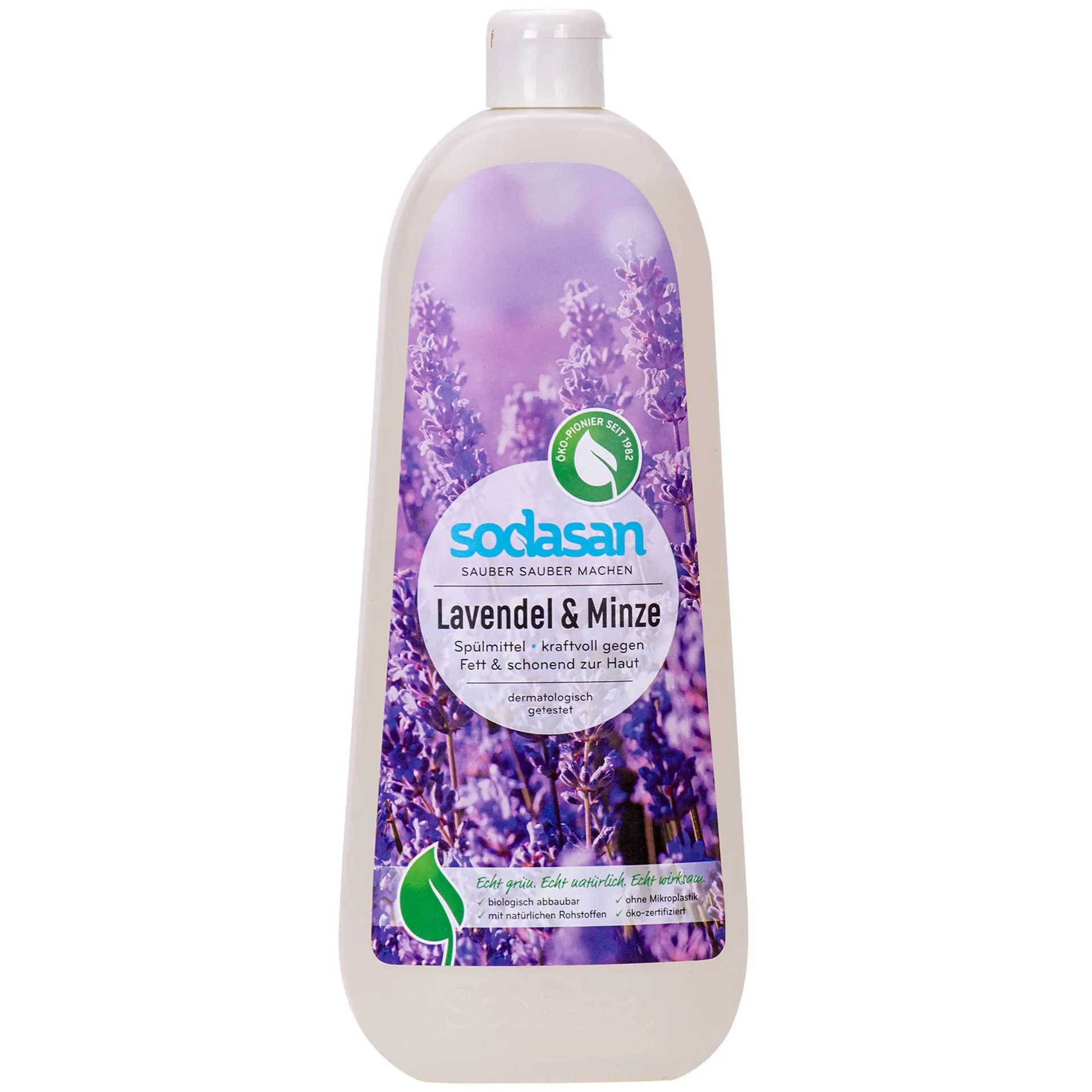 "Dish Soap, Natural Dish Soap, Eco Friendly, Lavender & Mint, 1 Liter image"