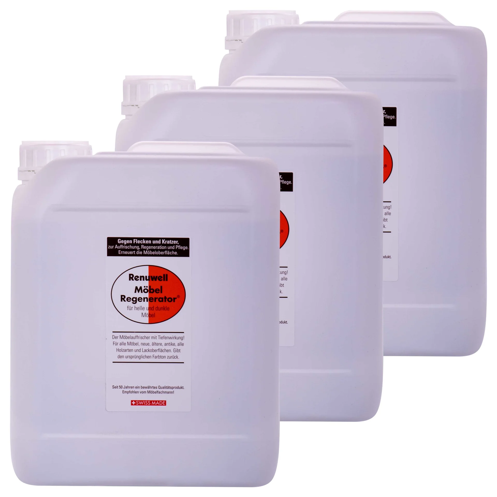 "Furniture Restorer 3 x 5 Liter, Furniture Repair, Wood Restorer image"