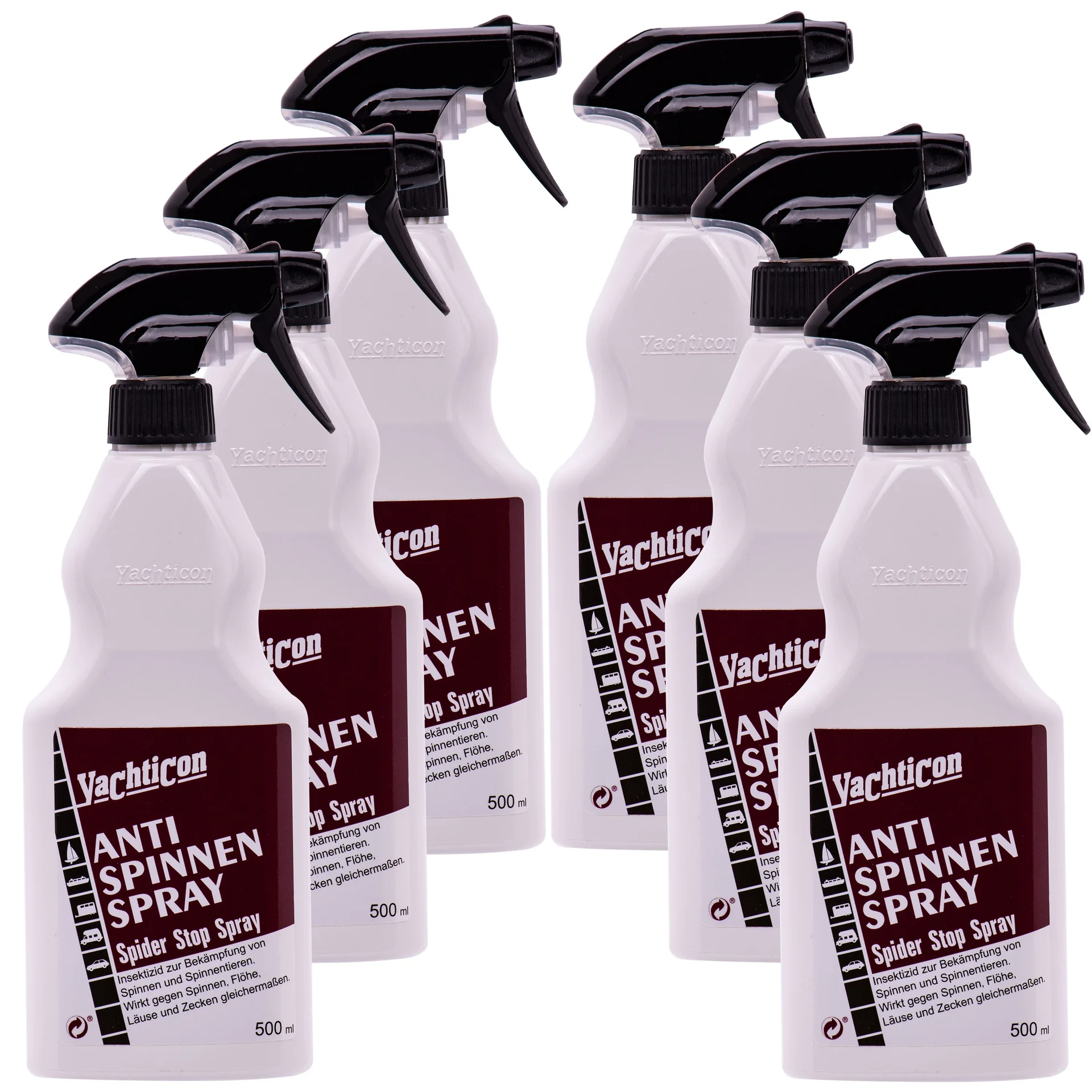 "Spider Repellent Spray, Spider Spray, Anti Spider 6 x 500 ml = 3 Liter image"