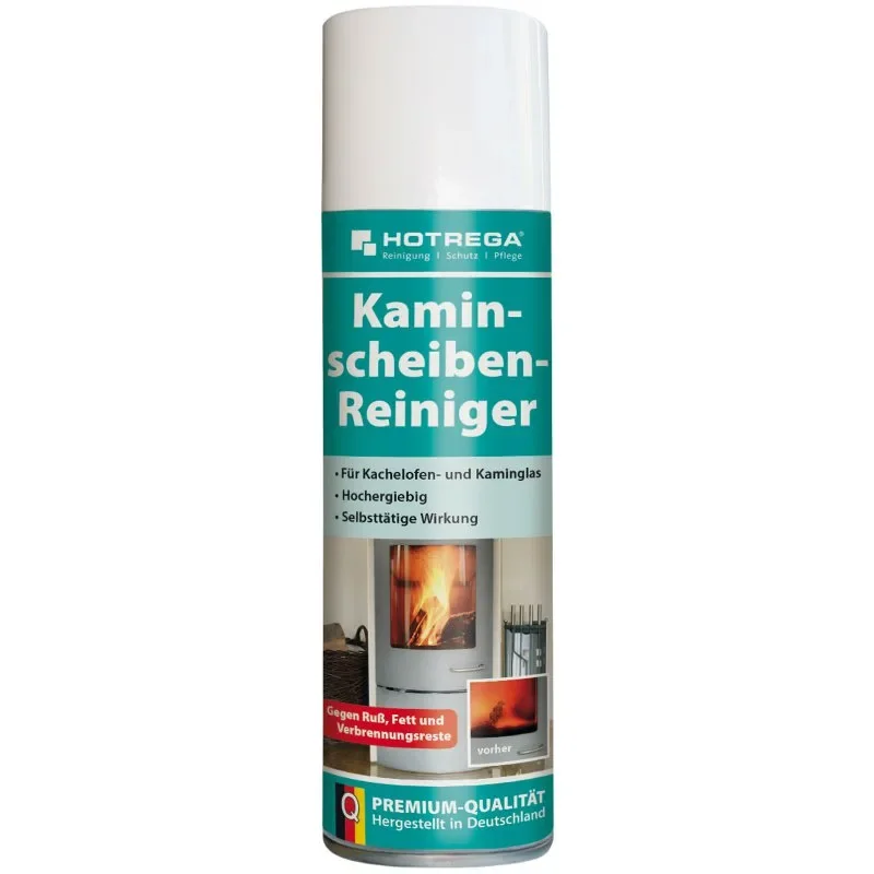 "Fireplace glass cleaner, 12 x 300 ml spray, ready to use, wood stove glass cleaner image"