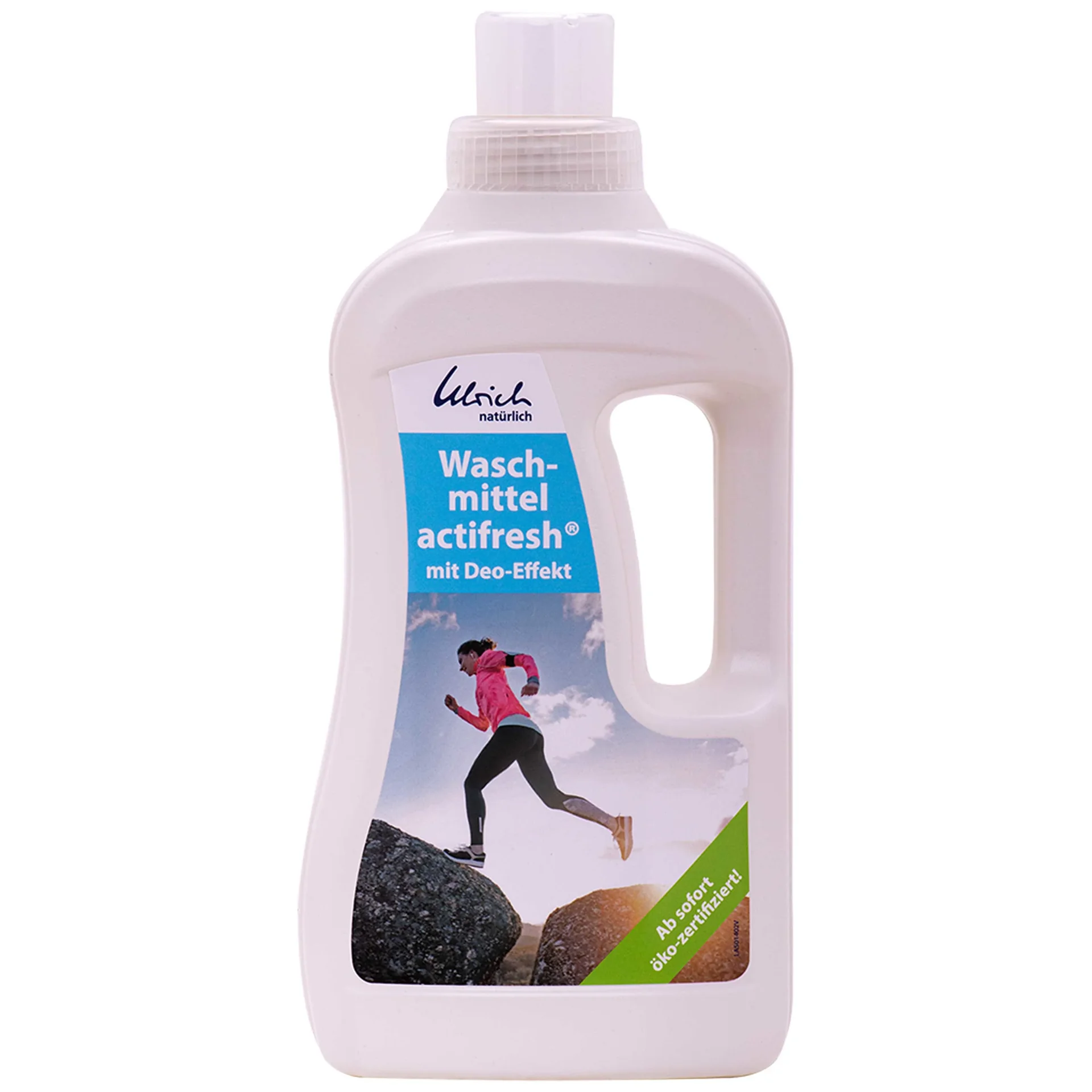 "Laundry Detergent, Natural Laundry Detergent, 1 Liter Actifresh with Deodorizing Effect, vegan certified image"
