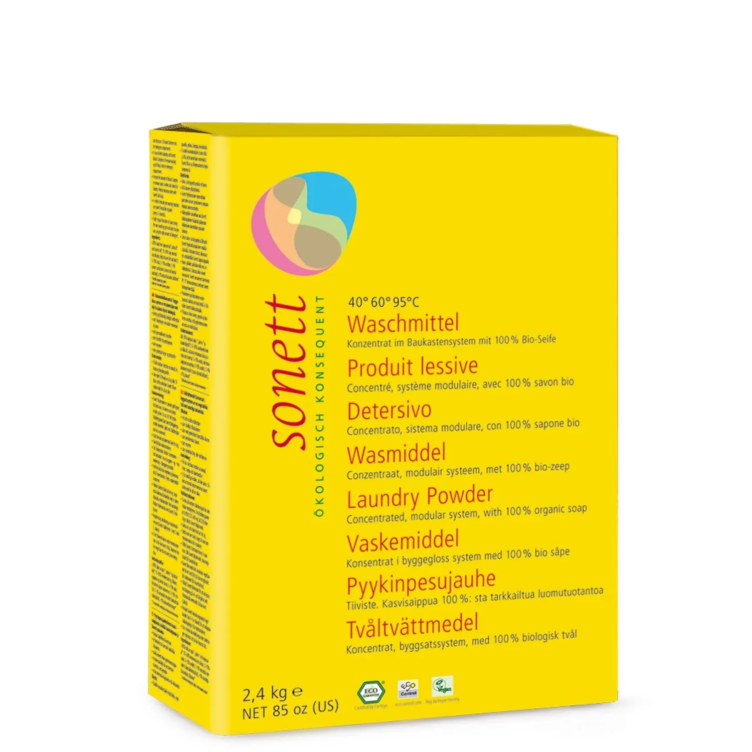 "Laundry Detergent, Powder, Concentrated, 2 x 2.4 kg image"