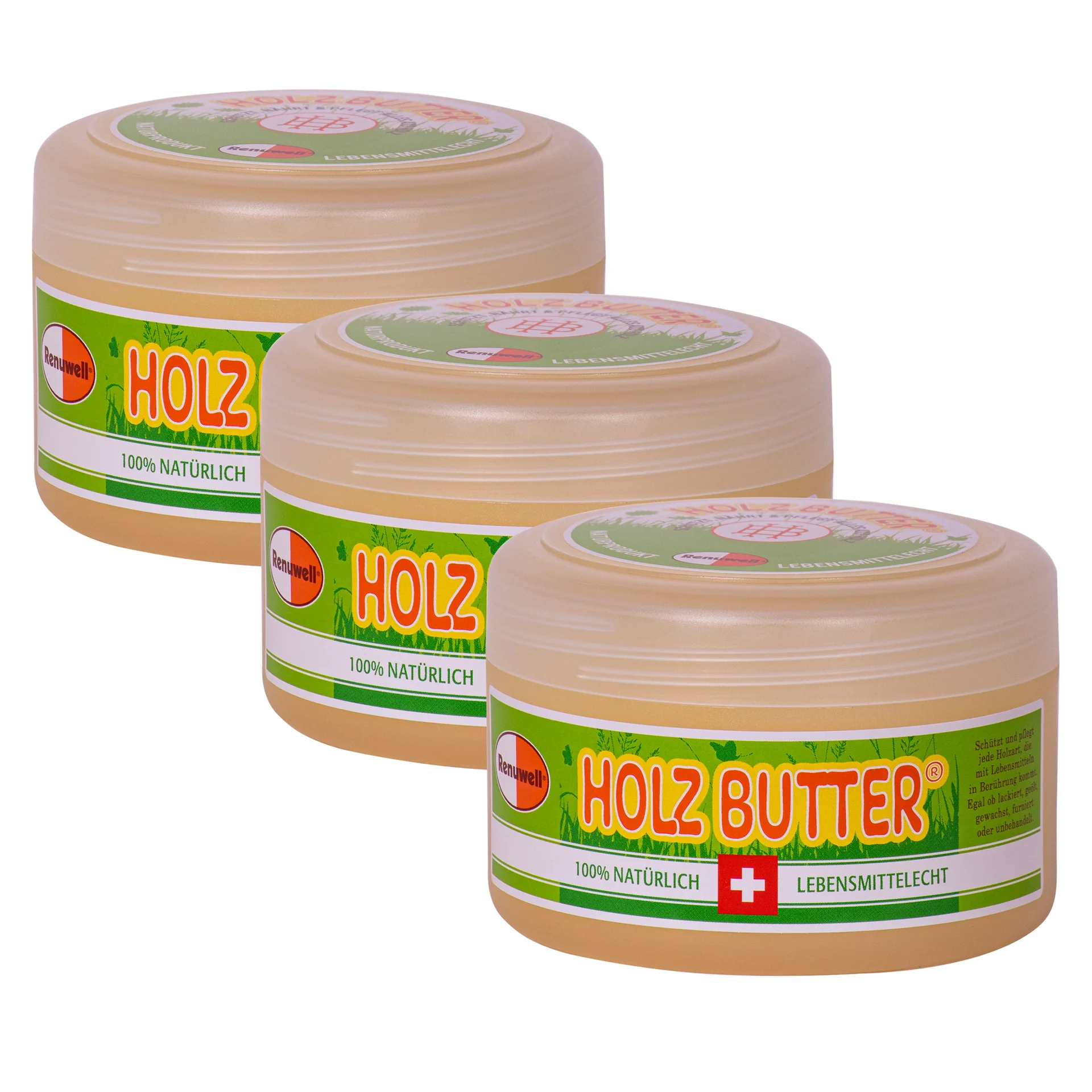 "Wood Butter 3 x 250 ml, Wood Conditioner, Wood Treatment, Wood Finish image"