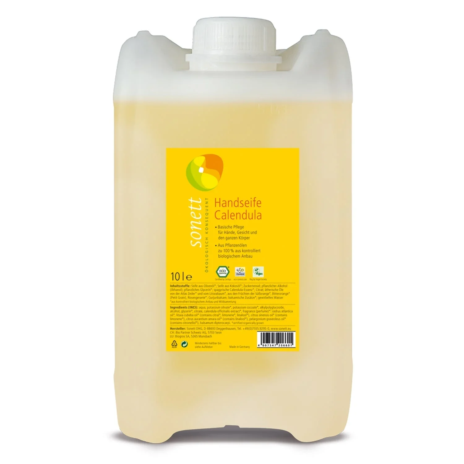 "Hand Soap, Calendula Soap, Liquid Hand Soap, 2 x 10 Liter, Natural Hand Soap, Organic Hand Soap image"