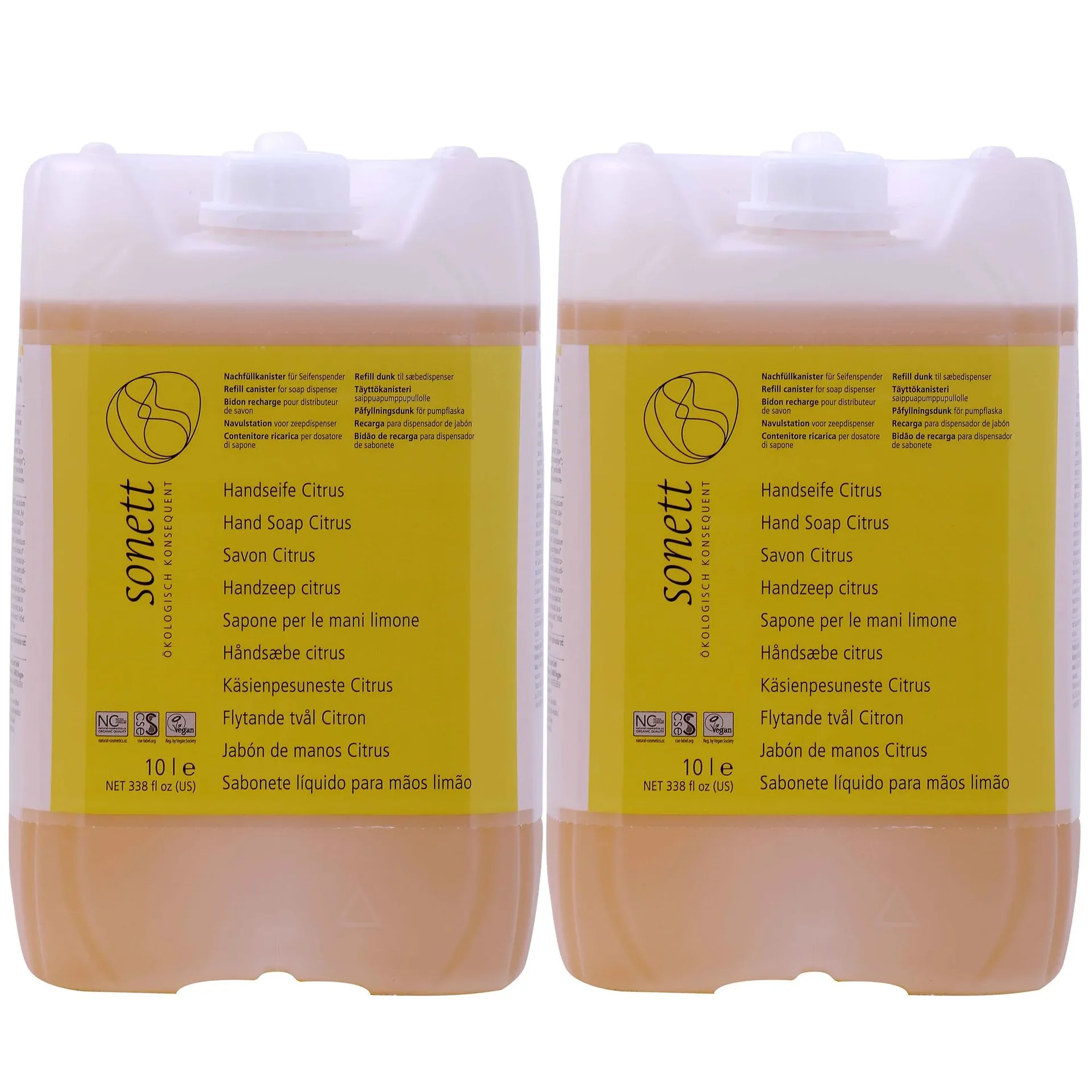 "Hand Soap, Citrus, 2 x 10 Liter, Liquid Hand Soap, Natural Hand Soap image"