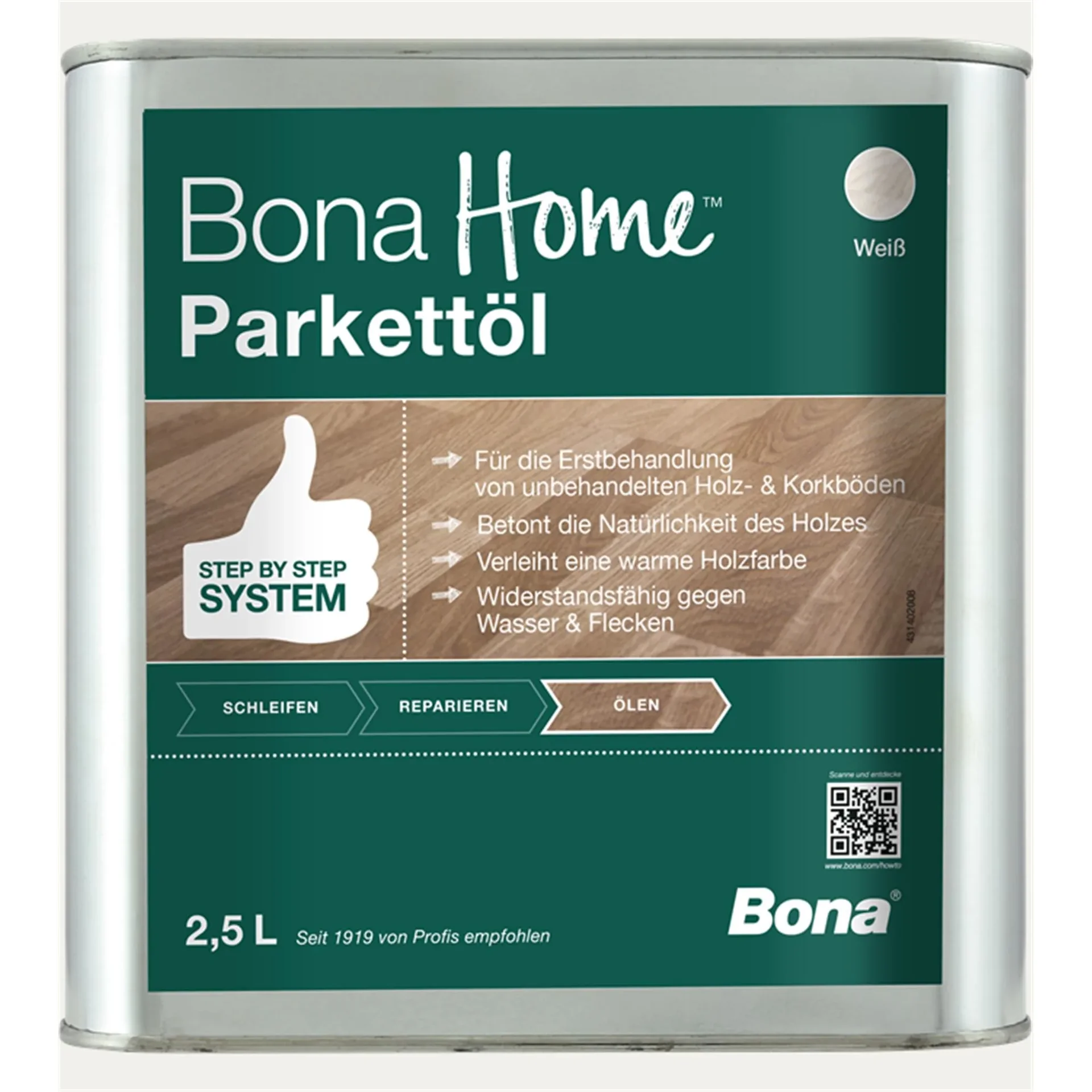 "Wood Floor Oil 2,5 Liter, Hardwood Floor Oil, Parquet Oil, neutral image"