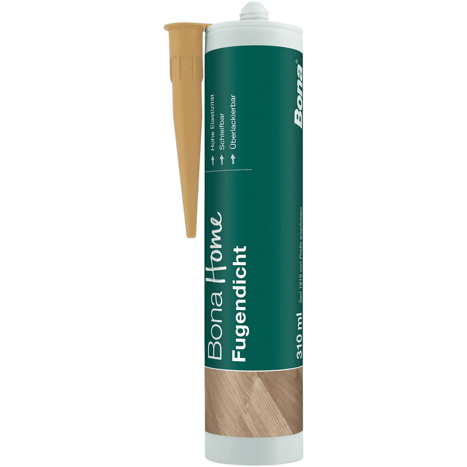 "Wood filler, floor gap filler, light wood filler, wood putty, beech, 310 ml image"