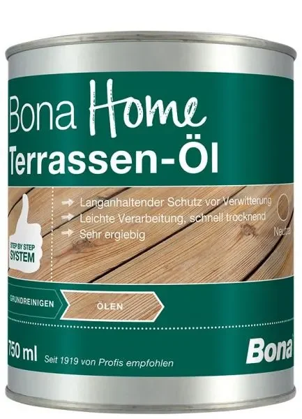 "Decking Oil 2,5 Liter, Terrace Oil, Neutral Exterior Wood Oil image"