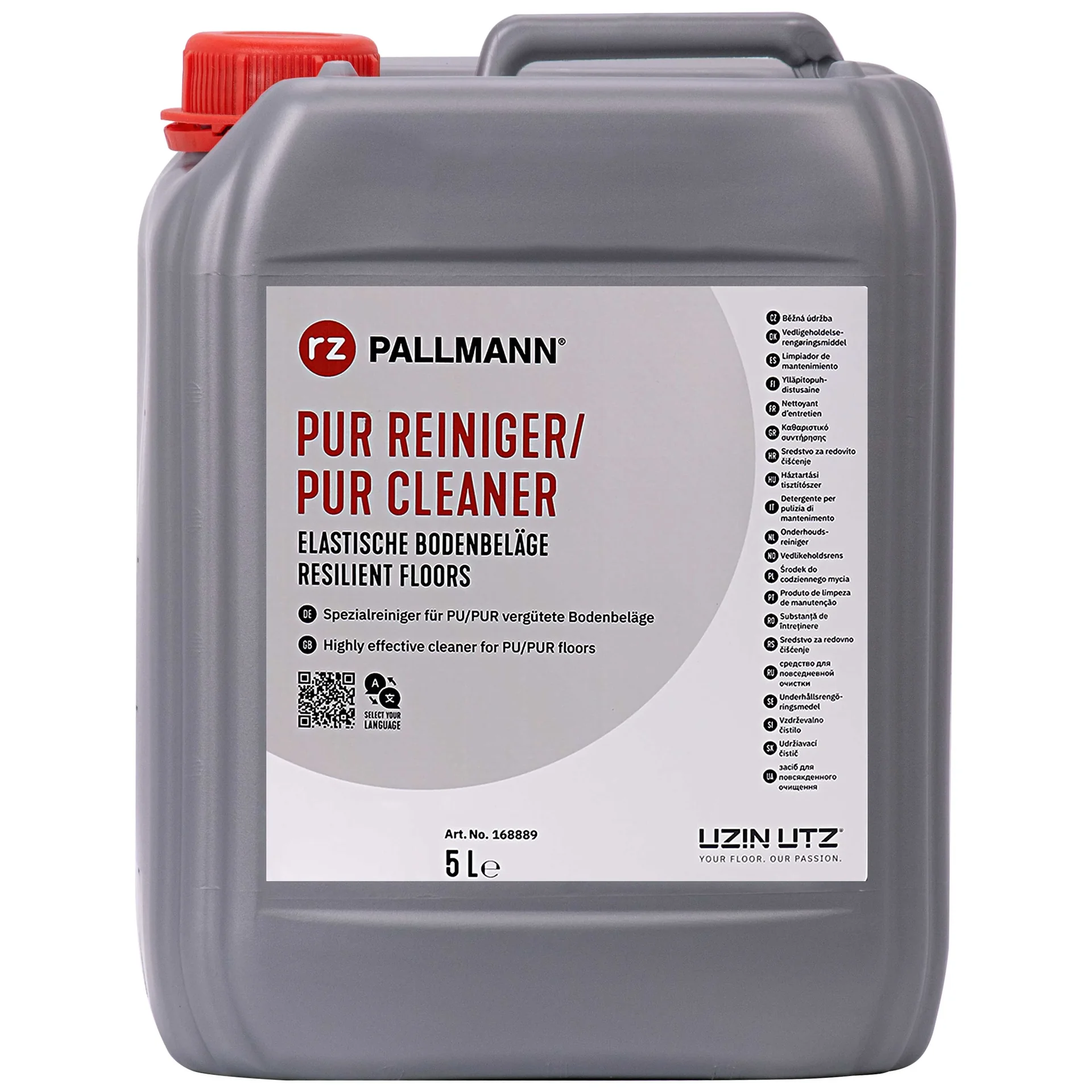"Elastic Floor Cleaner 5 Liter, Vinyl Floor Cleaner, Resilient Floor Cleaner, PUR Cleaner image"