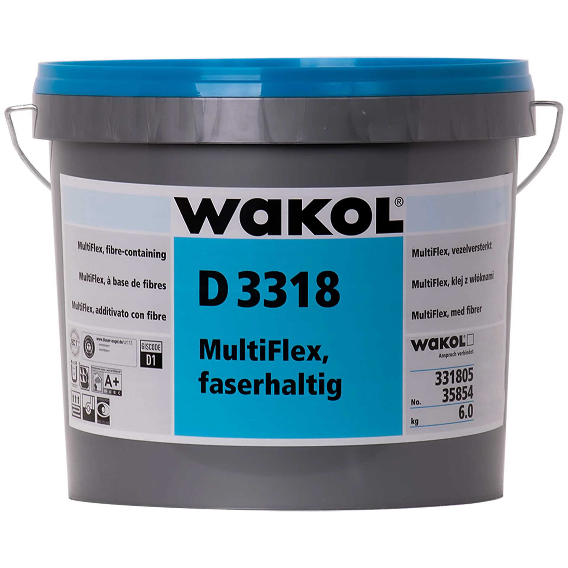 "Flexible Wood Flooring Adhesive, 6kg, Multiflex Adhesive, Fiber Reinforced Adhesive image"