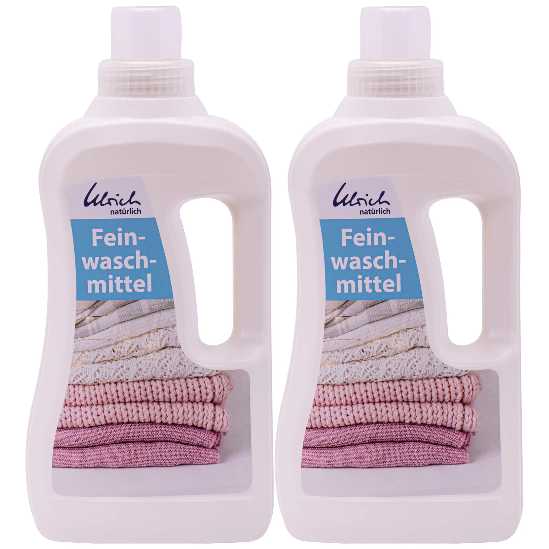 "Delicate Laundry Detergent 2 x1 Liter, vegan laundry detergent, gentle laundry detergent image"