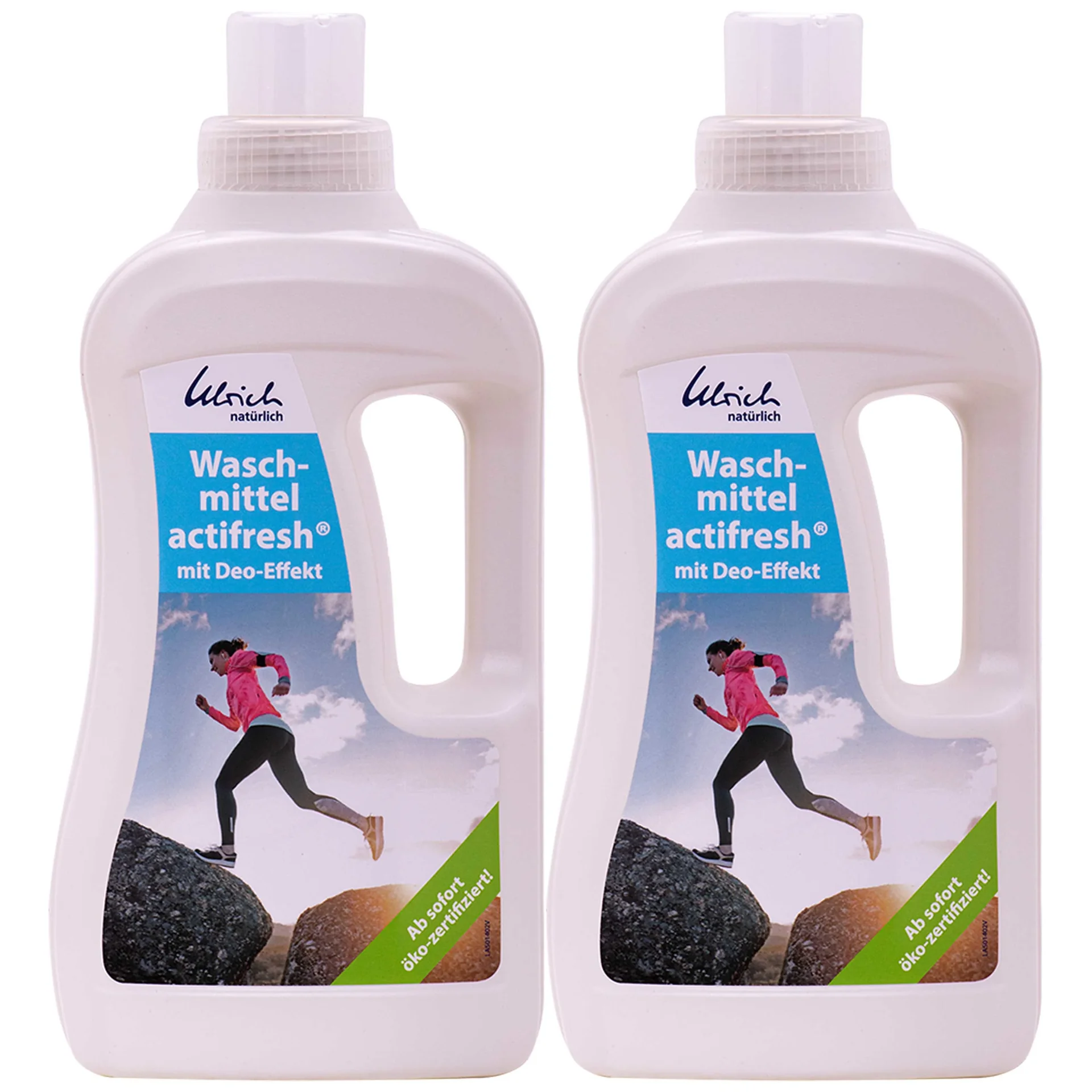 Laundry Detergent, Natural, Vegan, Eco Friendly, Deodorizing, actifresh 2 x1 Liter
