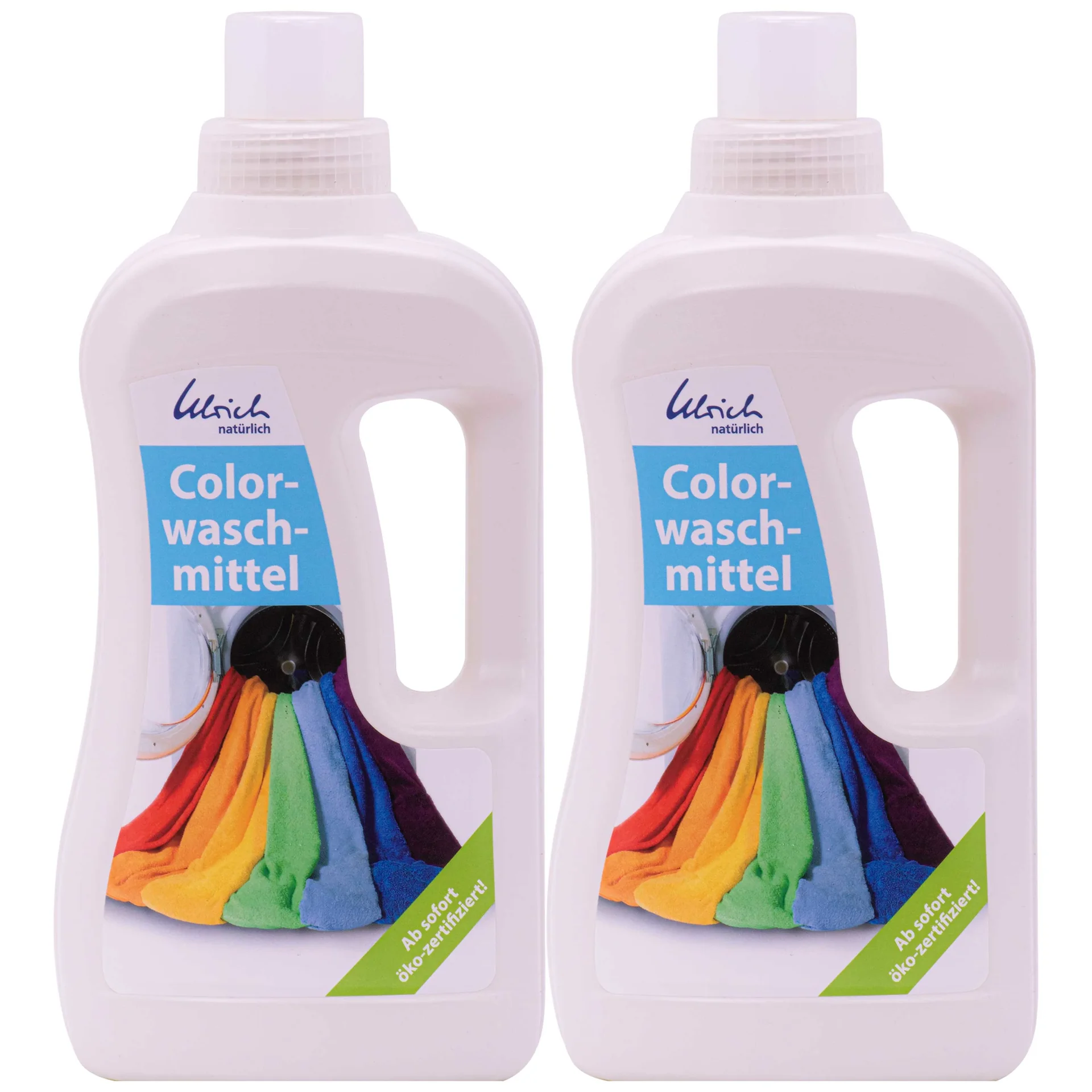 "Color Laundry Detergent, Liquid, 2 x 1 Liter, Vegan Laundry Detergent, Natural, Eco Friendly image"