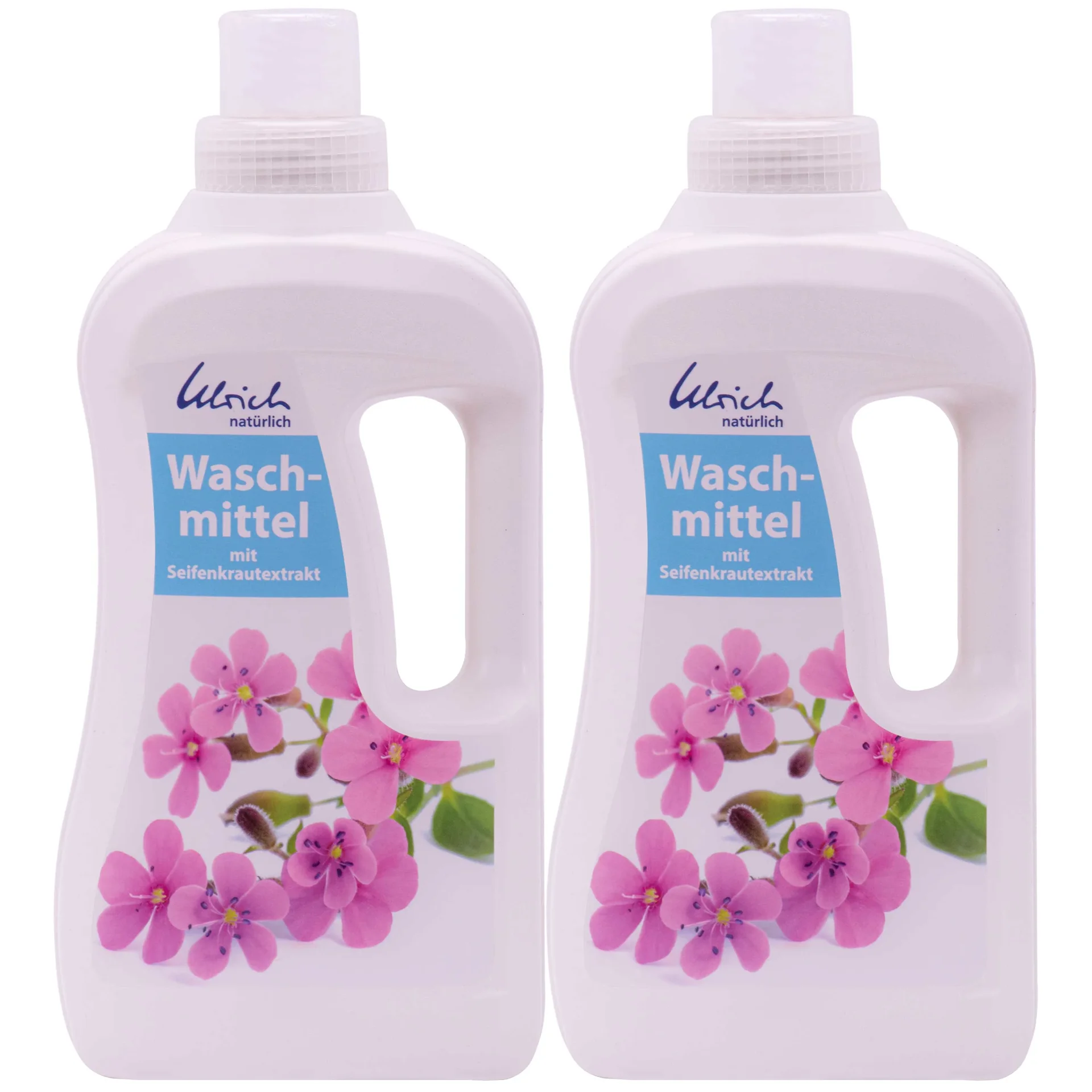 "Laundry Detergent, Liquid, 2 x 1 Liter, Natural, Eco Friendly, Gentle image"