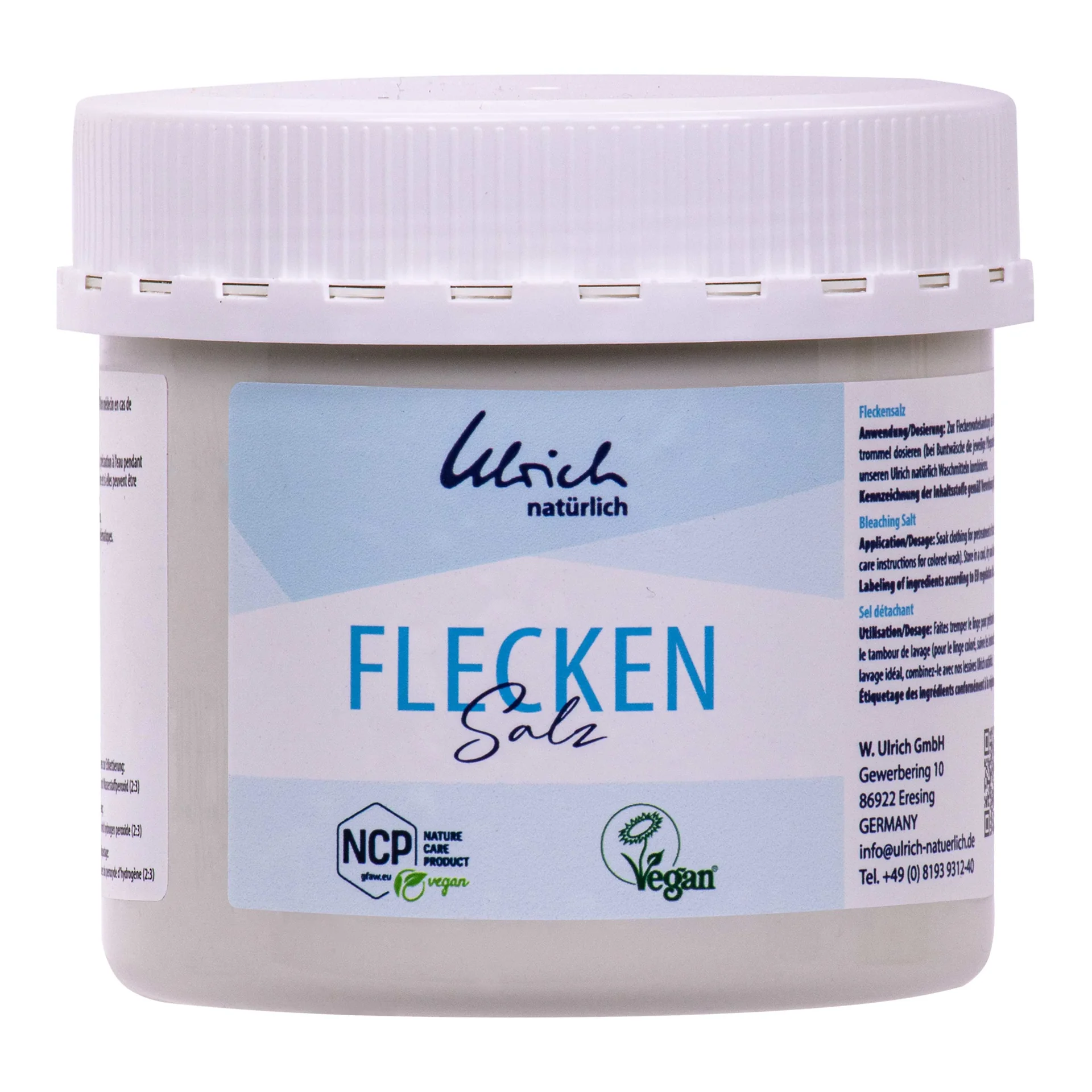 "Stain Remover, Ulrich natürlich Fleckensalz 450g, Laundry Stain Remover, Natural Stain Remover image"