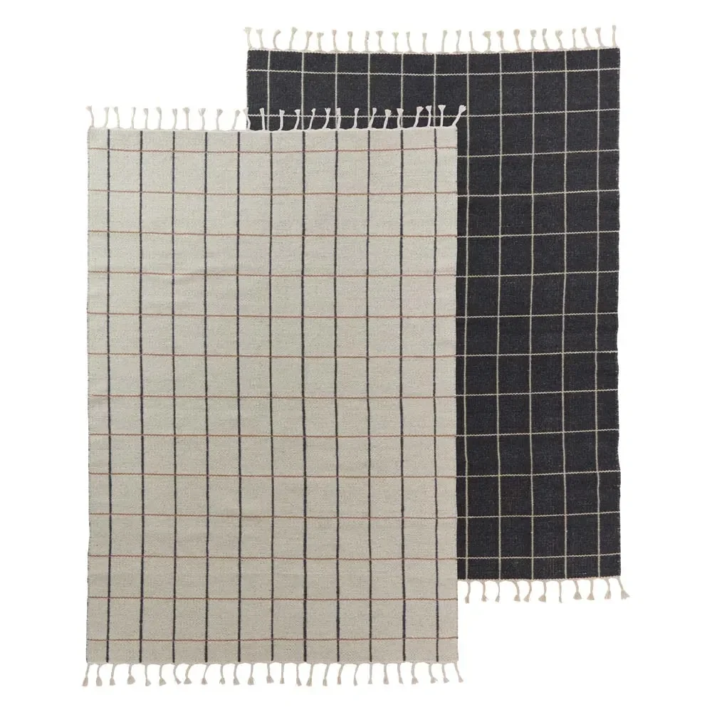 "Oyoy children's carpet grid anthracite/cream (copy) image"