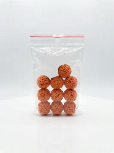 "Cleaning sponge balls for beer lines (7mm) - 10 sponge rubber balls for mechanical cleaning image"