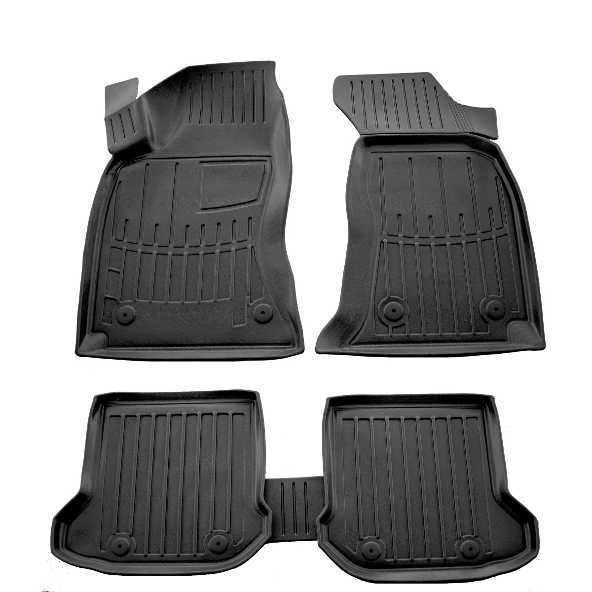 "Audi A4 B5 floor mats, 3D rubber, custom fit car mats Audi A4 B5 (1994-2001) image"
