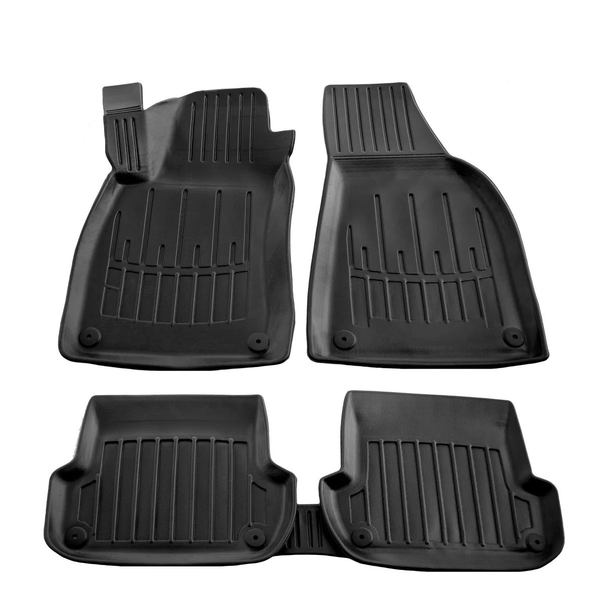 "Audi A4 B7 floor mats (2004-2008), 3D rubber car mats, custom fit image"