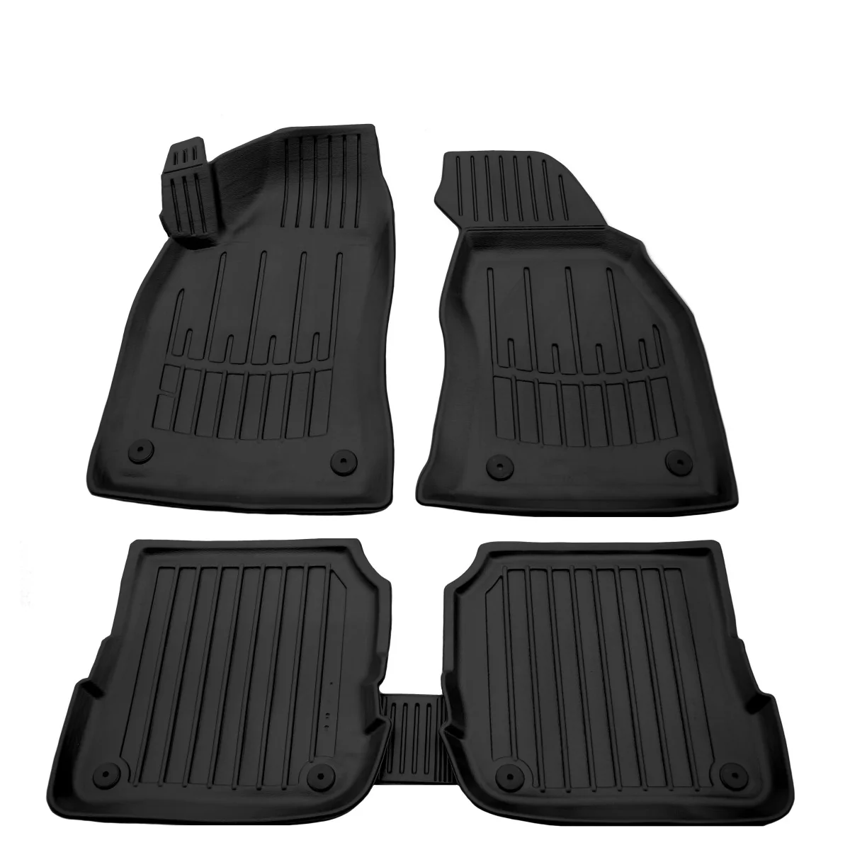 "Audi A6 C5 floor mats, 3D rubber floor mats, 1997-2004 A6 C5 accessories, custom fit image"