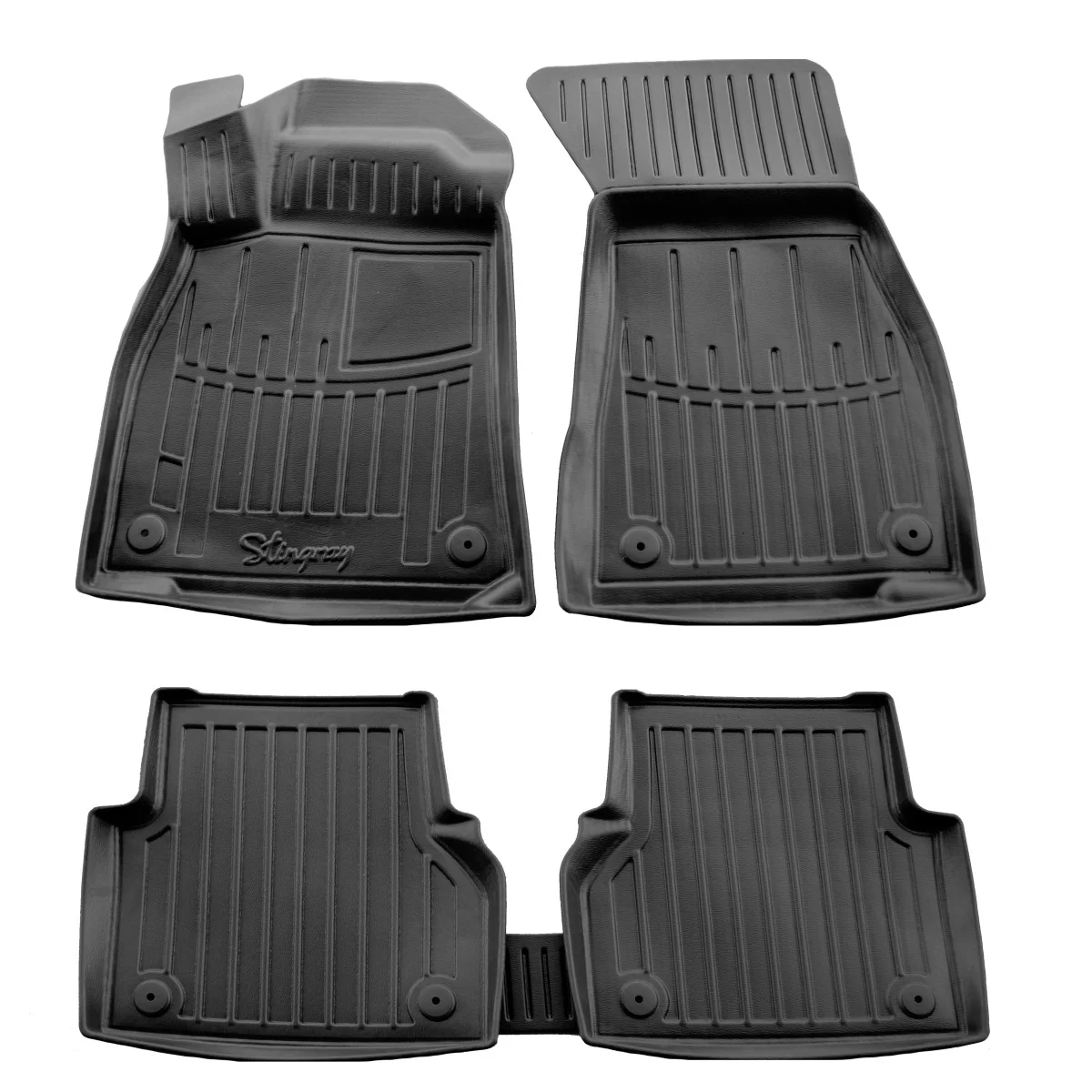"Audi A6 floor mats, car floor mats, 3D rubber mats, custom fit image"